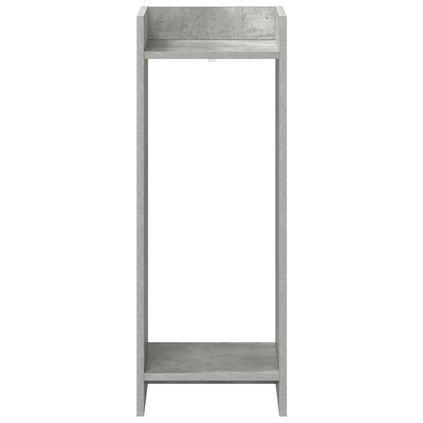 Plant Stand 2 pcs Concrete Grey 30 x 30 x 80 cm Engineered Wood