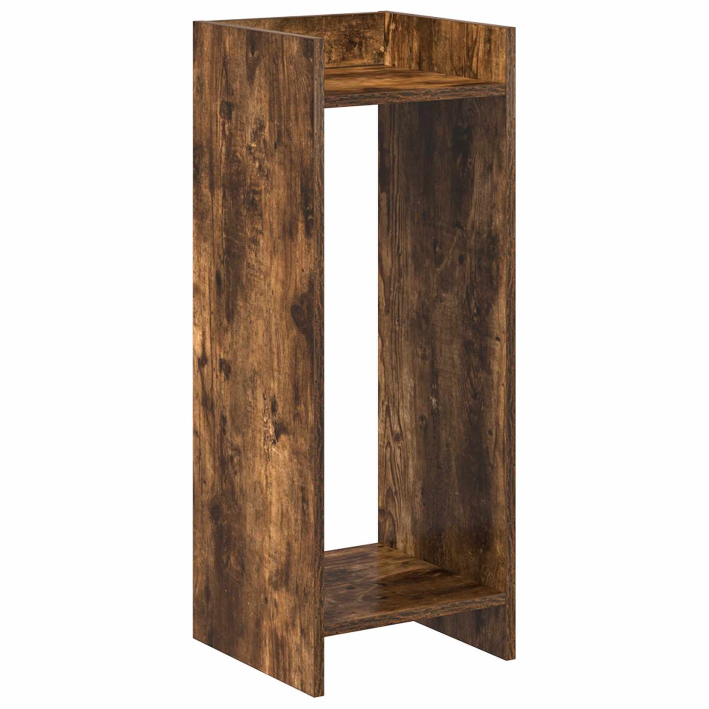 Plant Stand Smoked Oak 30 x 30 x 80 cm Engineered Wood