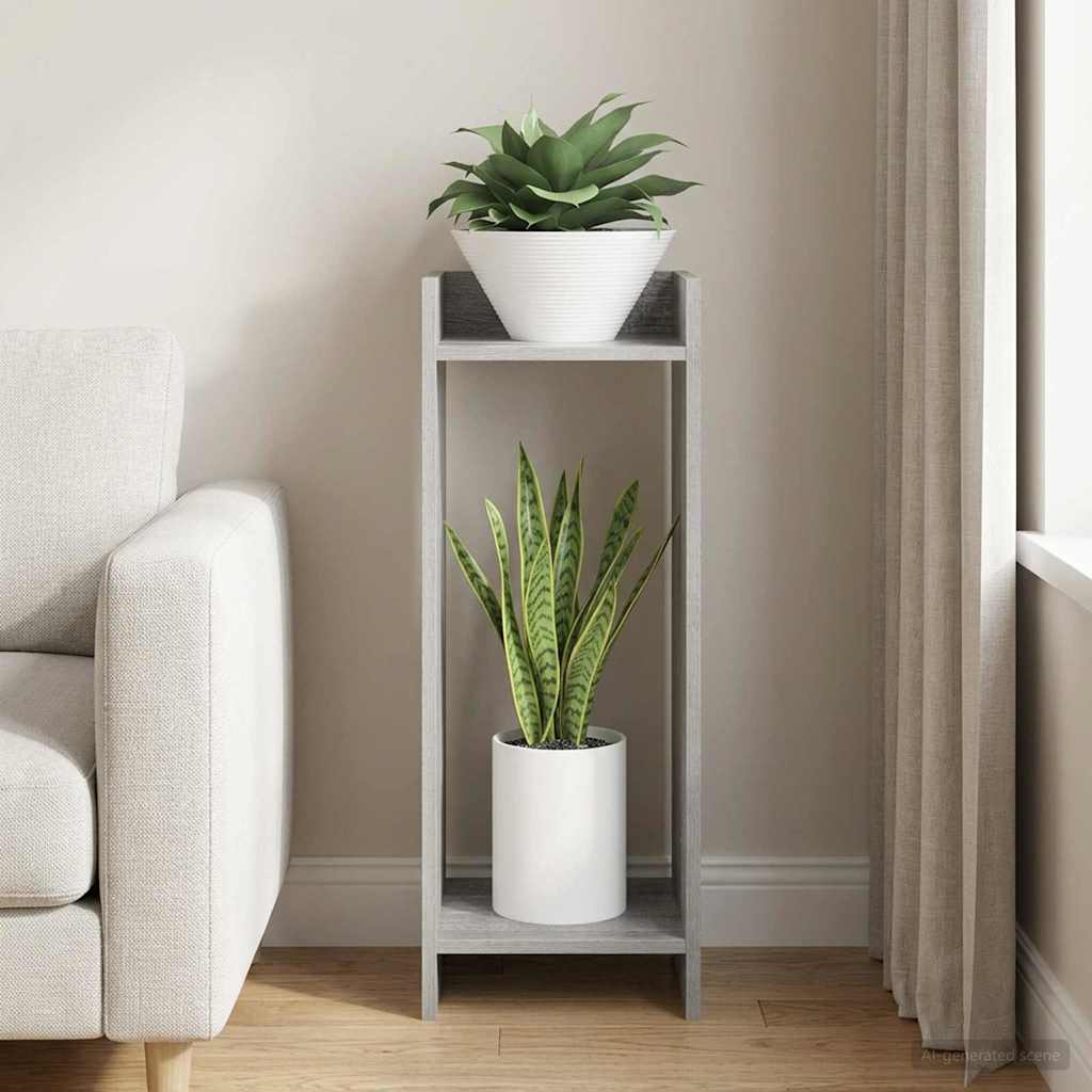 Plant Stand Grey Sonoma 30 x 30 x 80 cm Engineered Wood