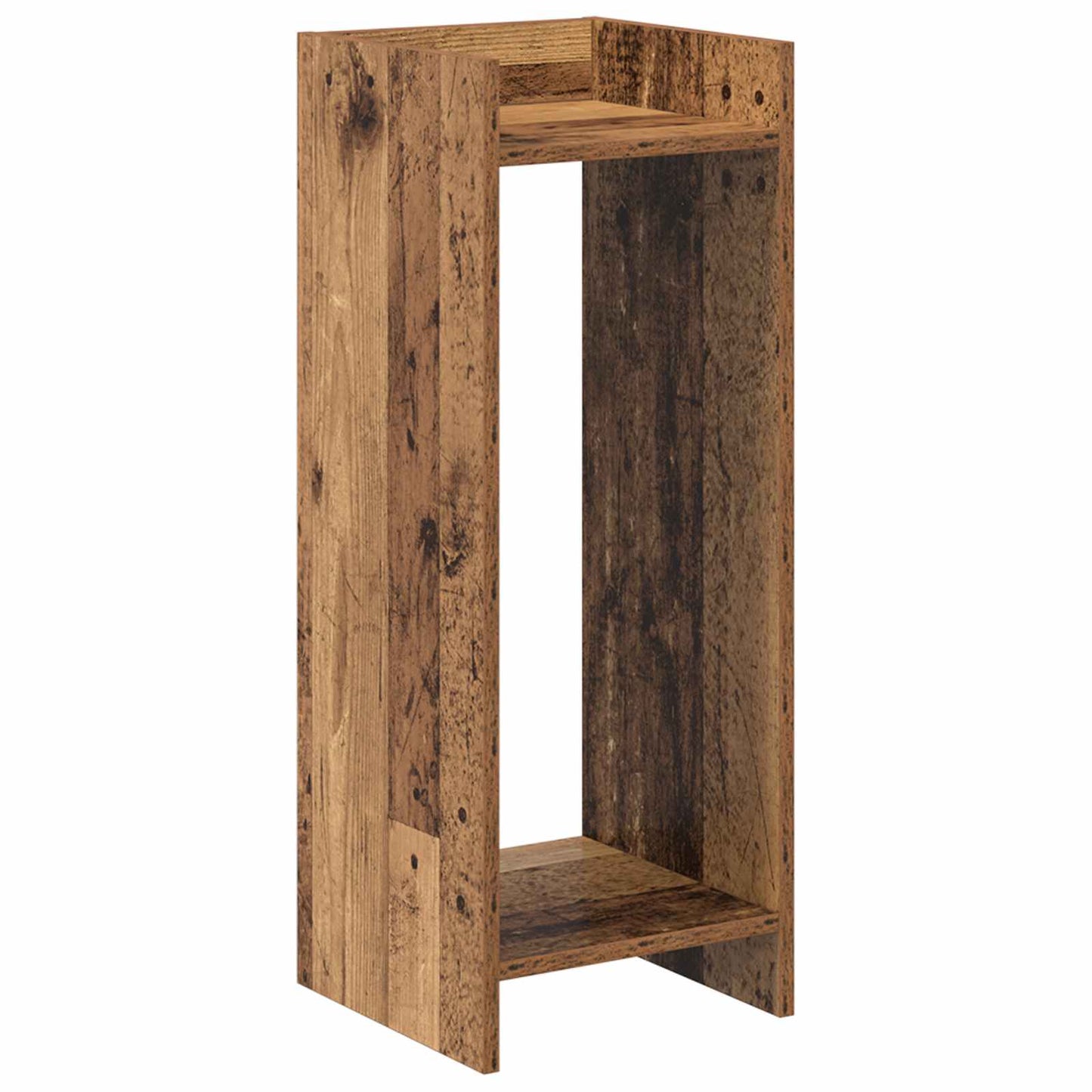 Plant Stand 2 pcs Old Wood 30 x 30 x 80 cm Engineered Wood