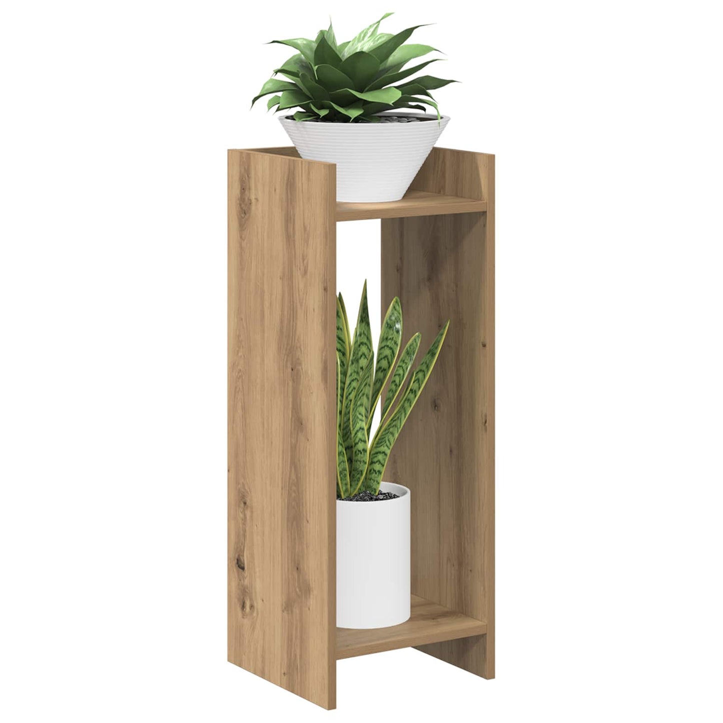 Plant Stand Artisan Oak 30 x 30 x 80 cm Engineered Wood