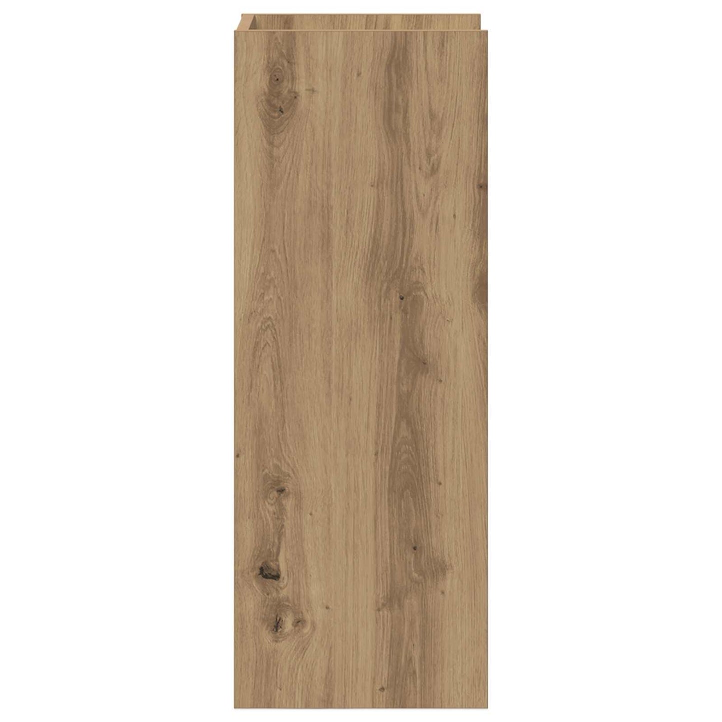 Plant Stand 2 pcs Artisan Oak 30 x 30 x 80 cm Engineered Wood