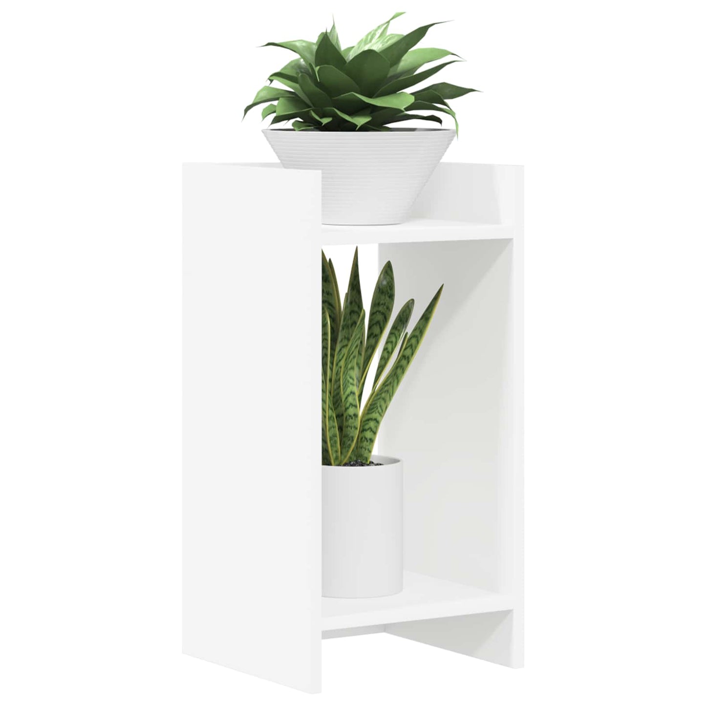 Plant Stand White 30 x 30 x 60 cm Engineered Wood