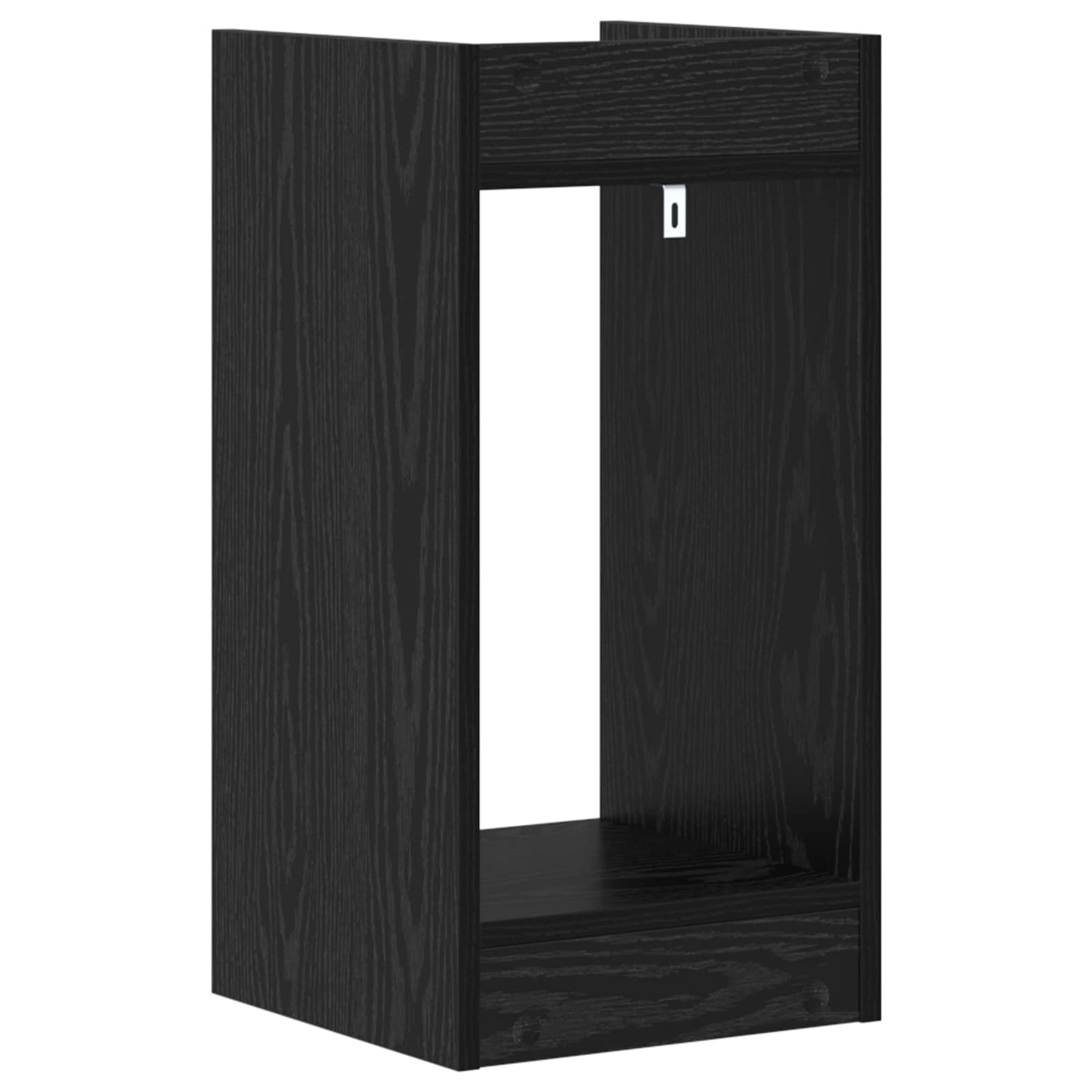 Plant Stand Black Oak 30 x 30 x 60 cm Engineered Wood