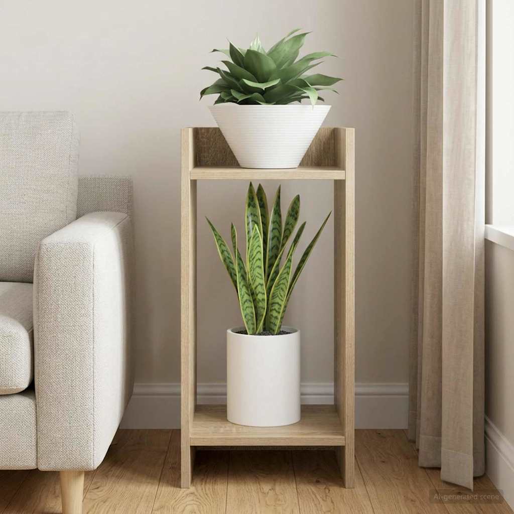 Plant Stand Sonoma Oak 30 x 30 x 60 cm Engineered Wood