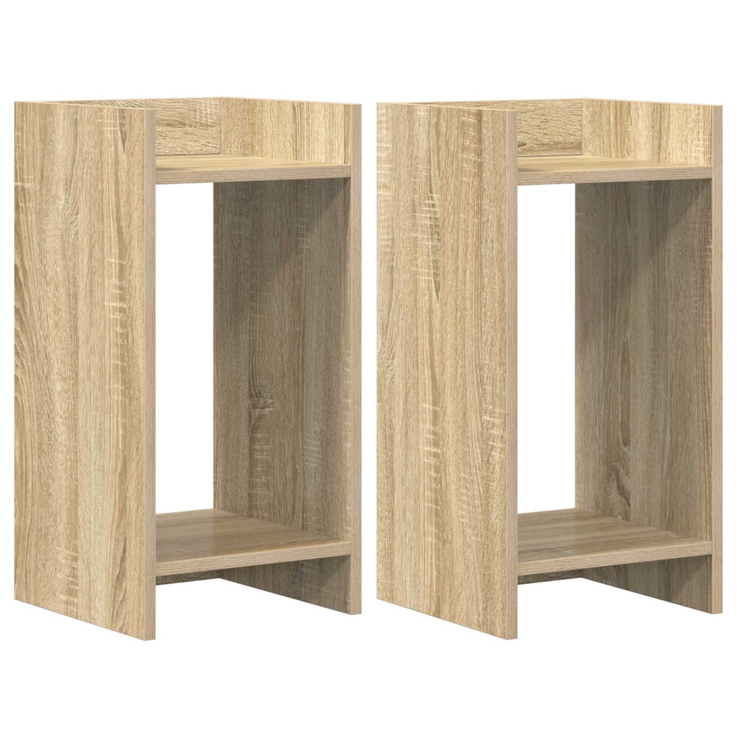 Plant Stand 2 pcs Sonoma Oak 30 x 30 x 60 cm Engineered Wood