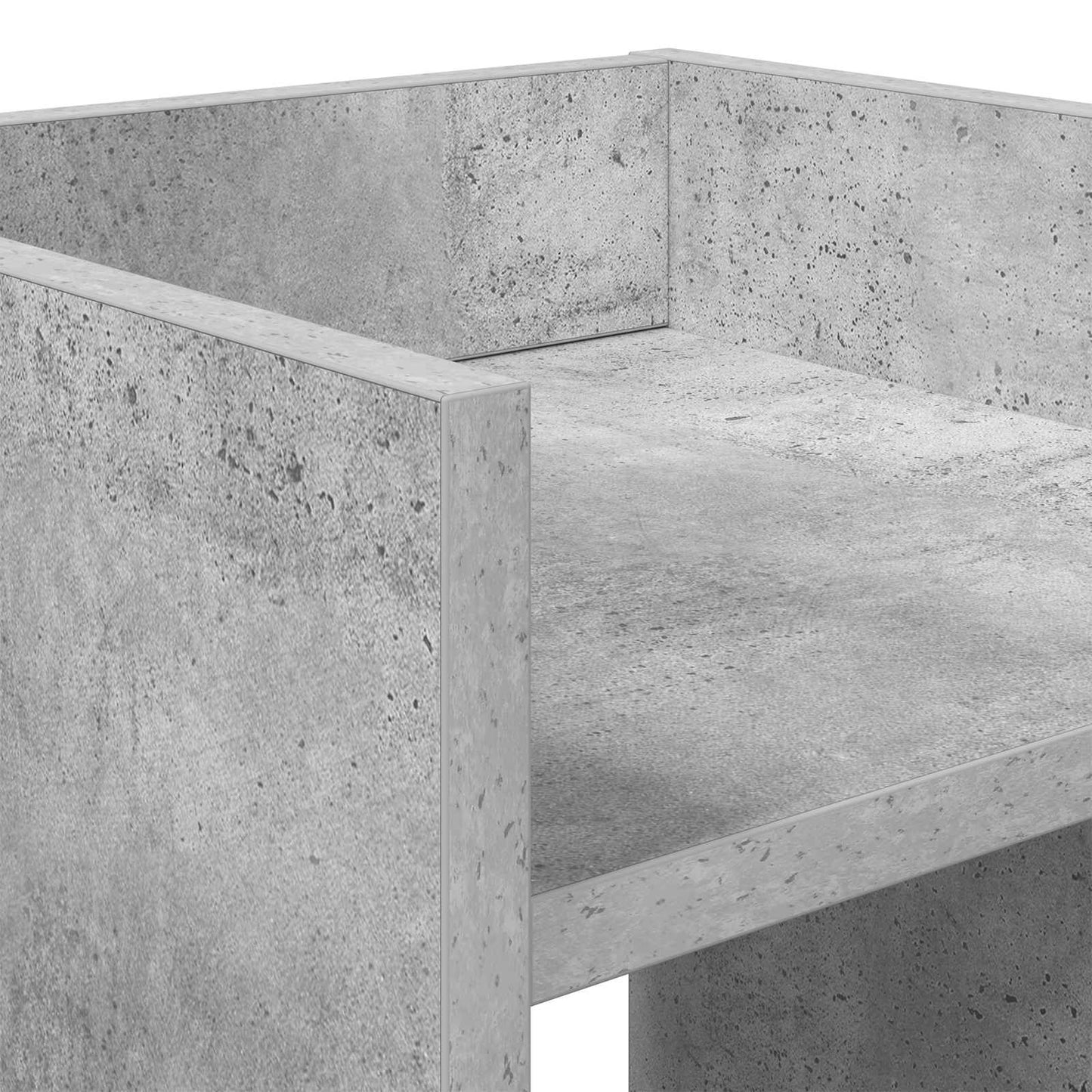 Plant Stand Concrete Grey 30 x 30 x 60 cm Engineered Wood