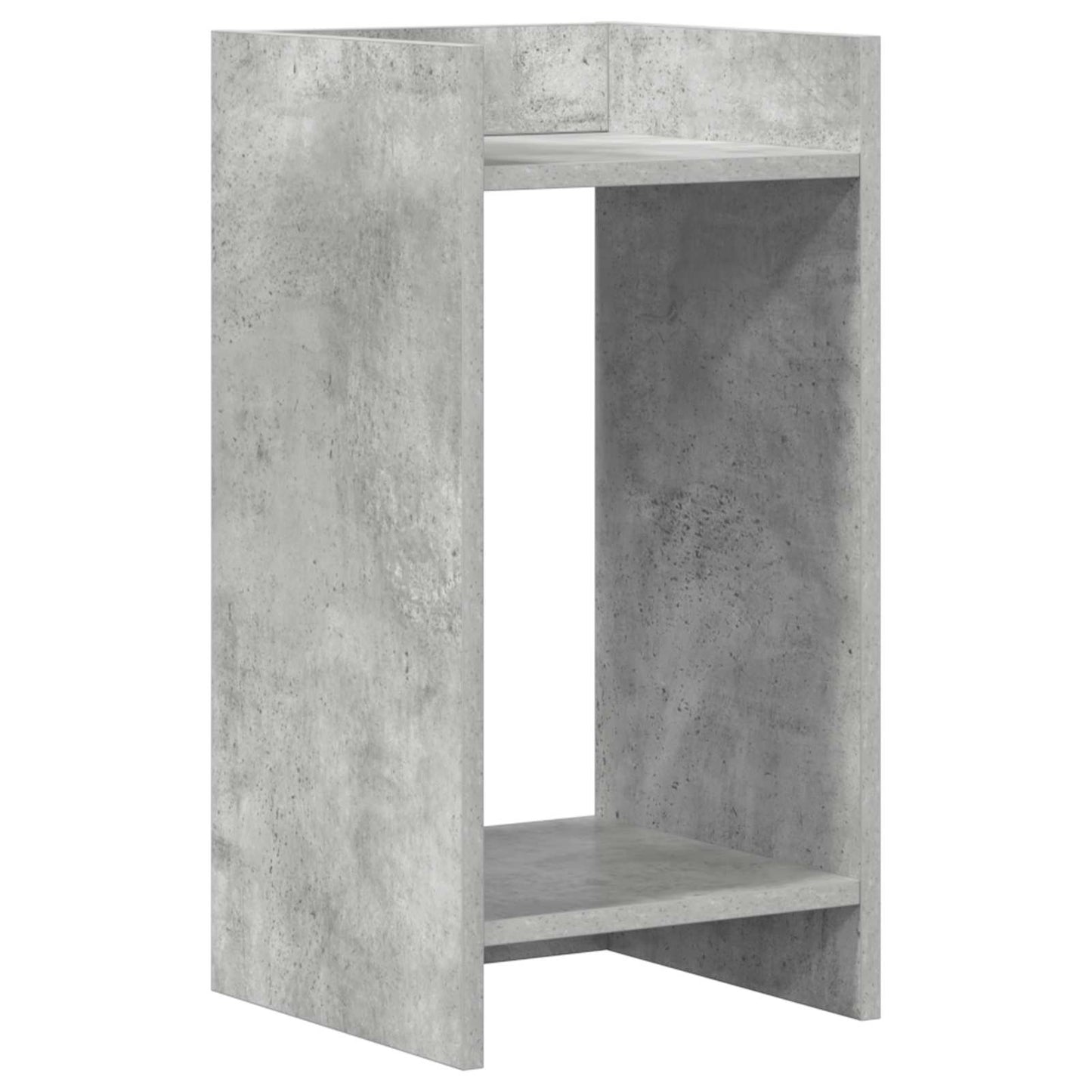 Plant Stand Concrete Grey 30 x 30 x 60 cm Engineered Wood
