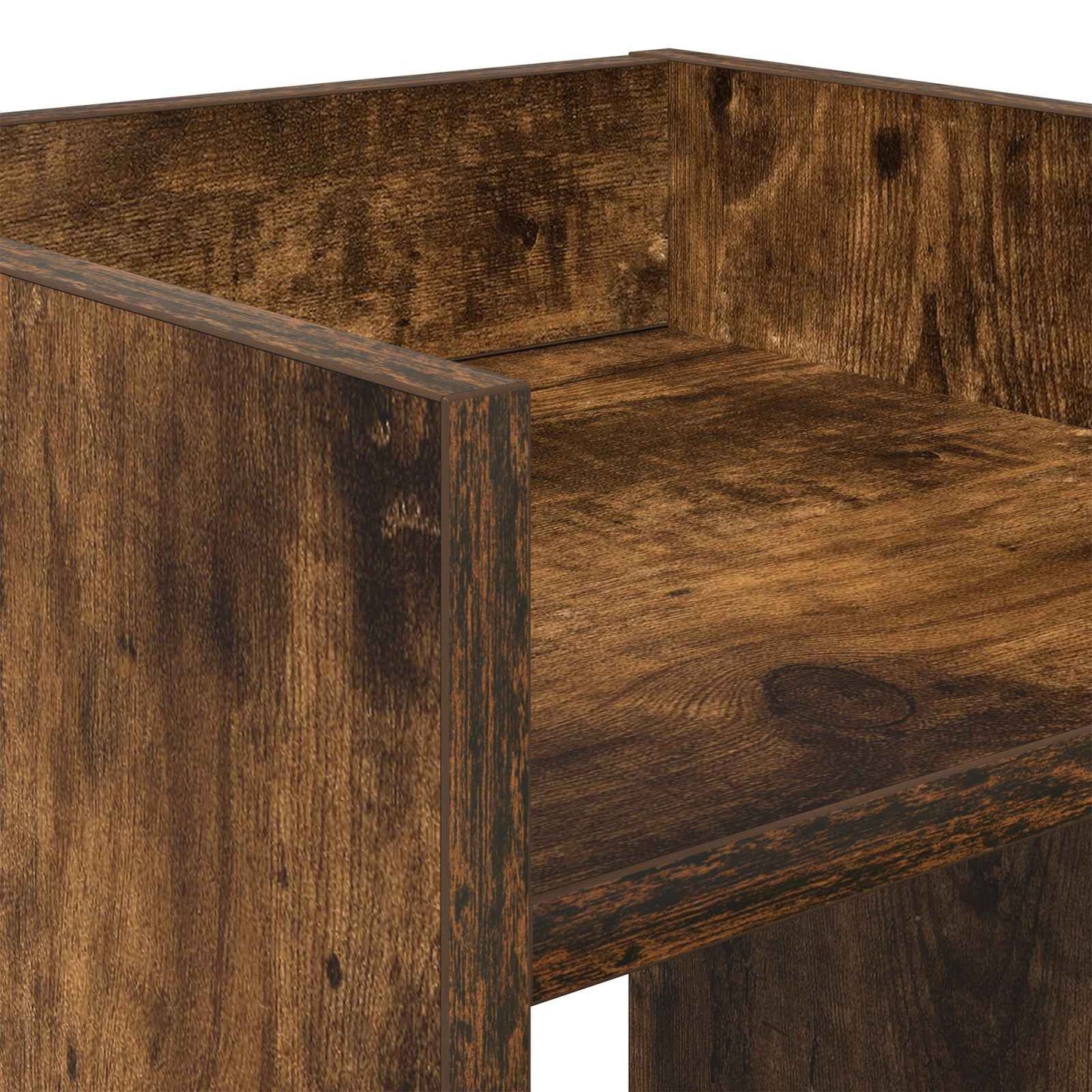 Plant Stand 2 pcs Smoked Oak 30 x 30 x 60 cm Engineered Wood