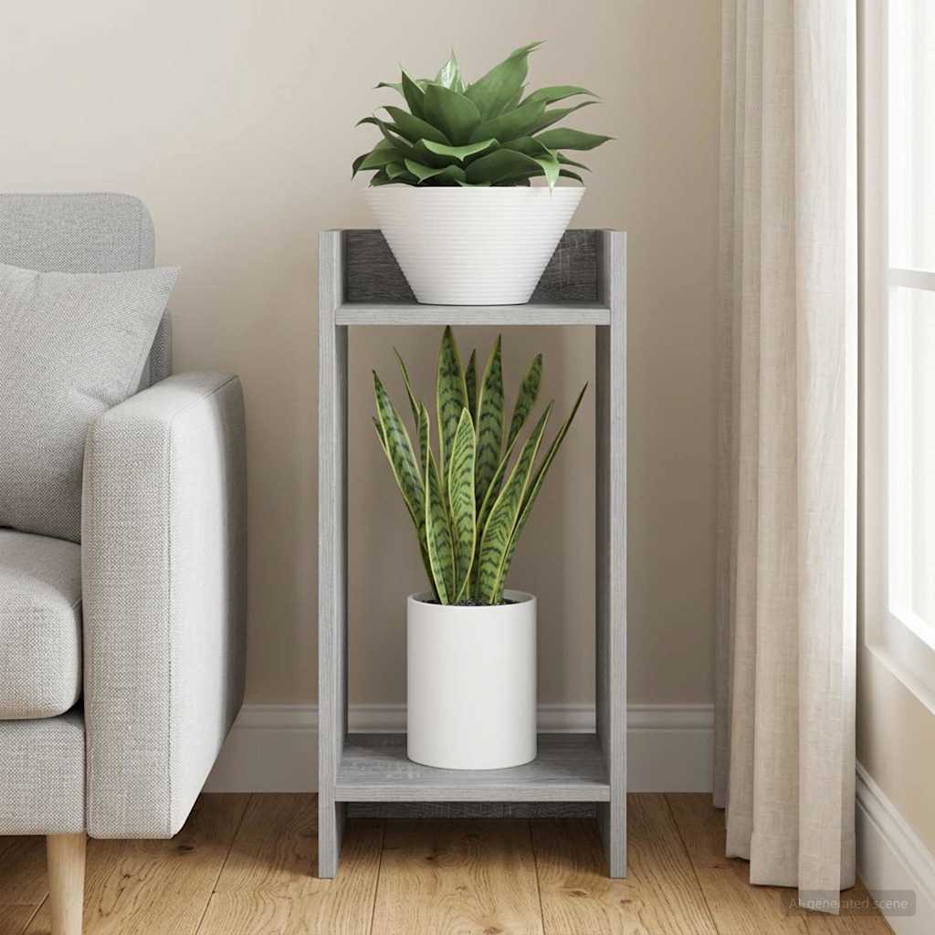 Plant Stand Grey Sonoma 30 x 30 x 60 cm Engineered Wood