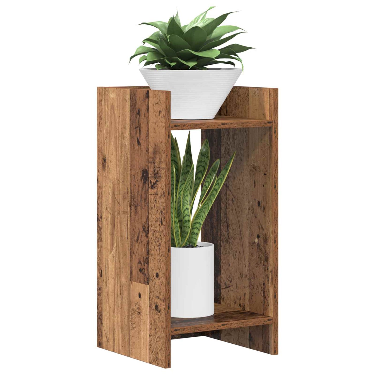 Plant Stand Old Wood 30 x 30 x 60 cm Engineered Wood