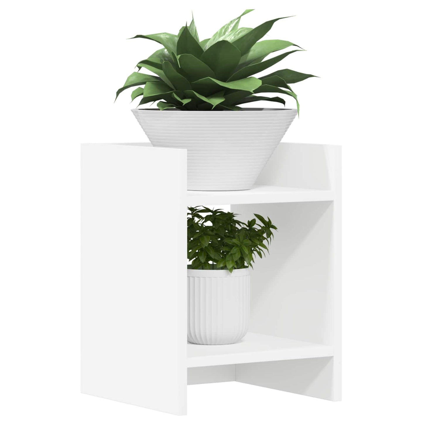 Plant Stand White 30 x 30 x 40 cm Engineered Wood