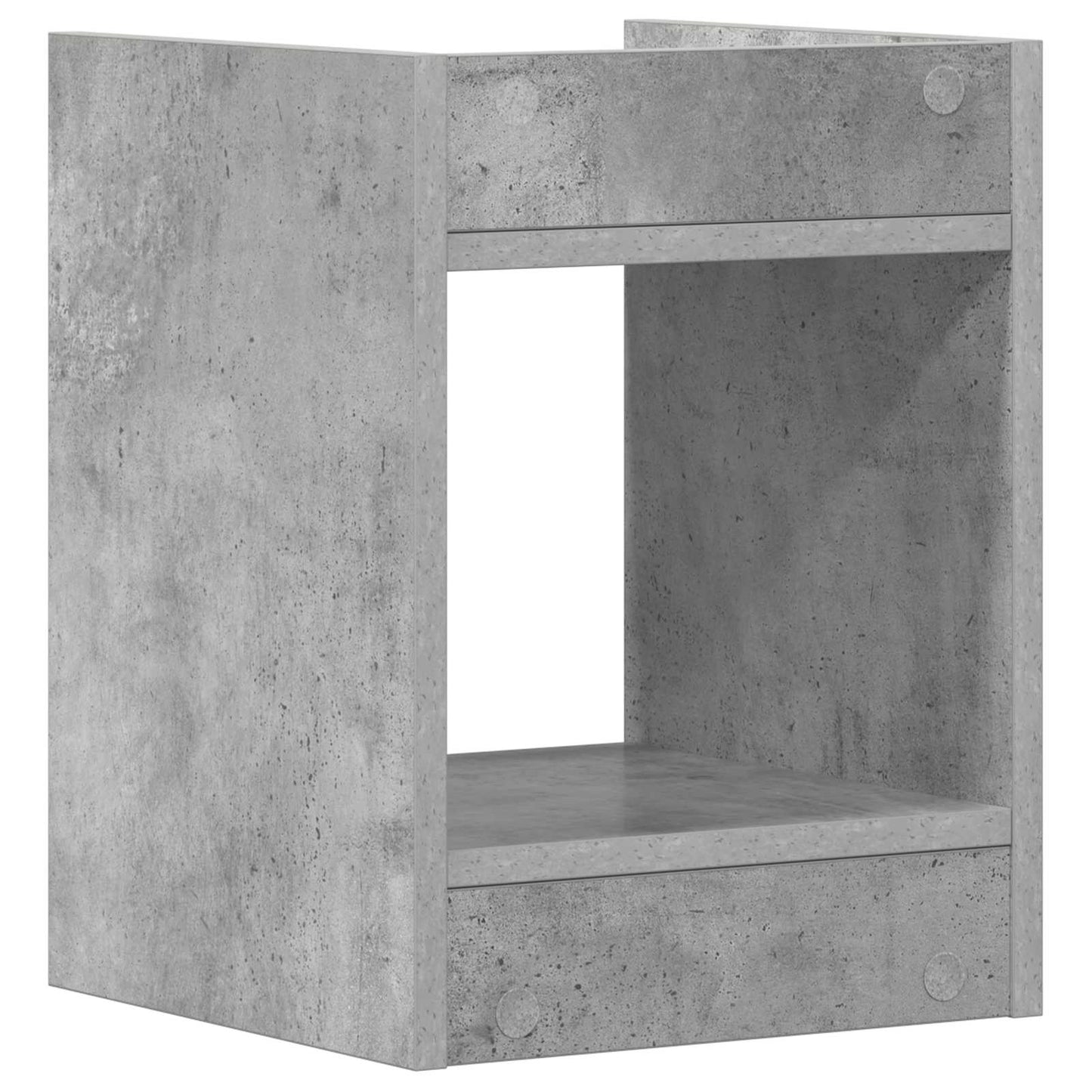 Plant Stand Concrete Grey 30 x 30 x 40 cm Engineered Wood