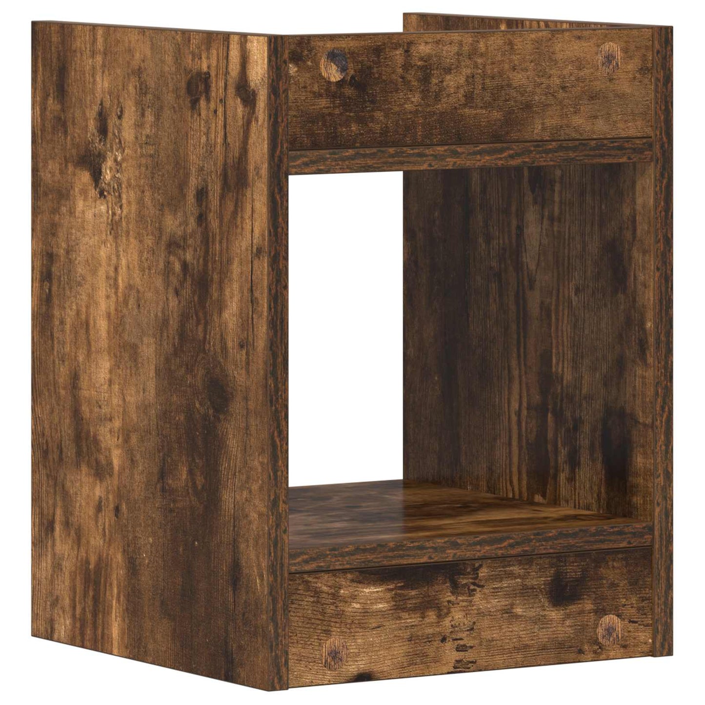Plant Stand 2 pcs Smoked Oak 30 x 30 x 40 cm Engineered Wood