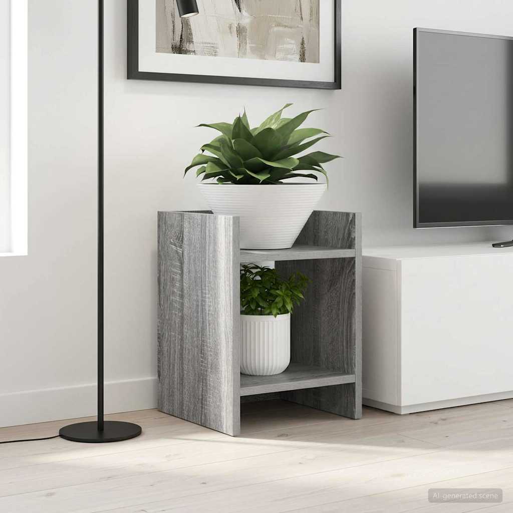 Plant Stand Grey Sonoma 30 x 30 x 40 cm Engineered Wood