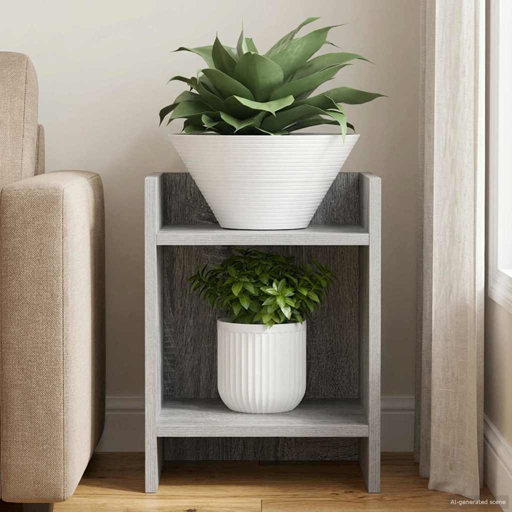 Plant Stand Grey Sonoma 30 x 30 x 40 cm Engineered Wood