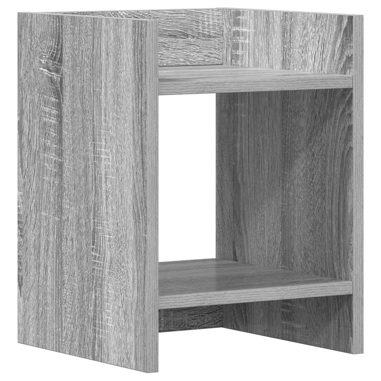 Plant Stand 2 pcs Grey Sonoma 30 x 30 x 40 cm Engineered Wood