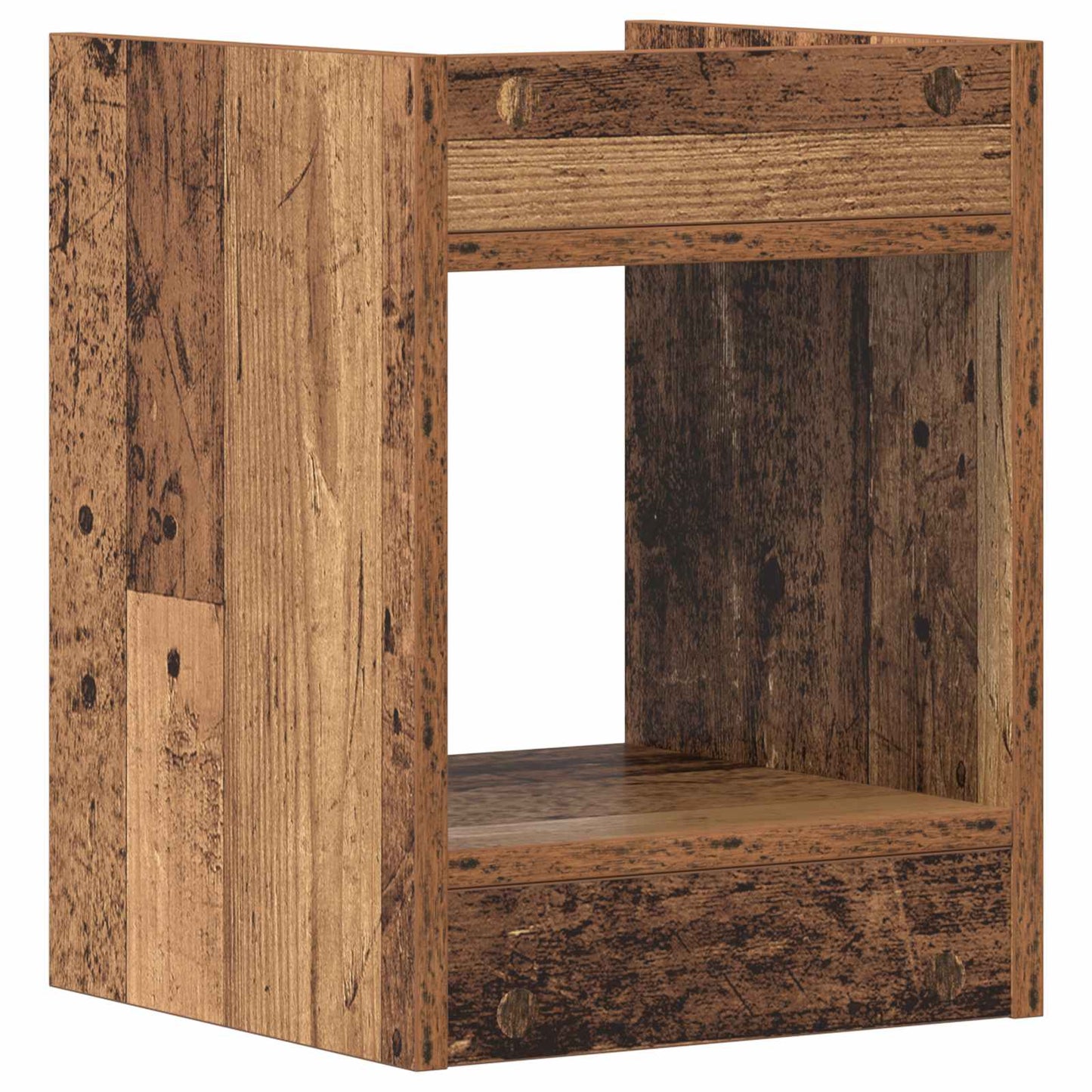 Plant Stand Old Wood 30 x 30 x 40 cm Engineered Wood