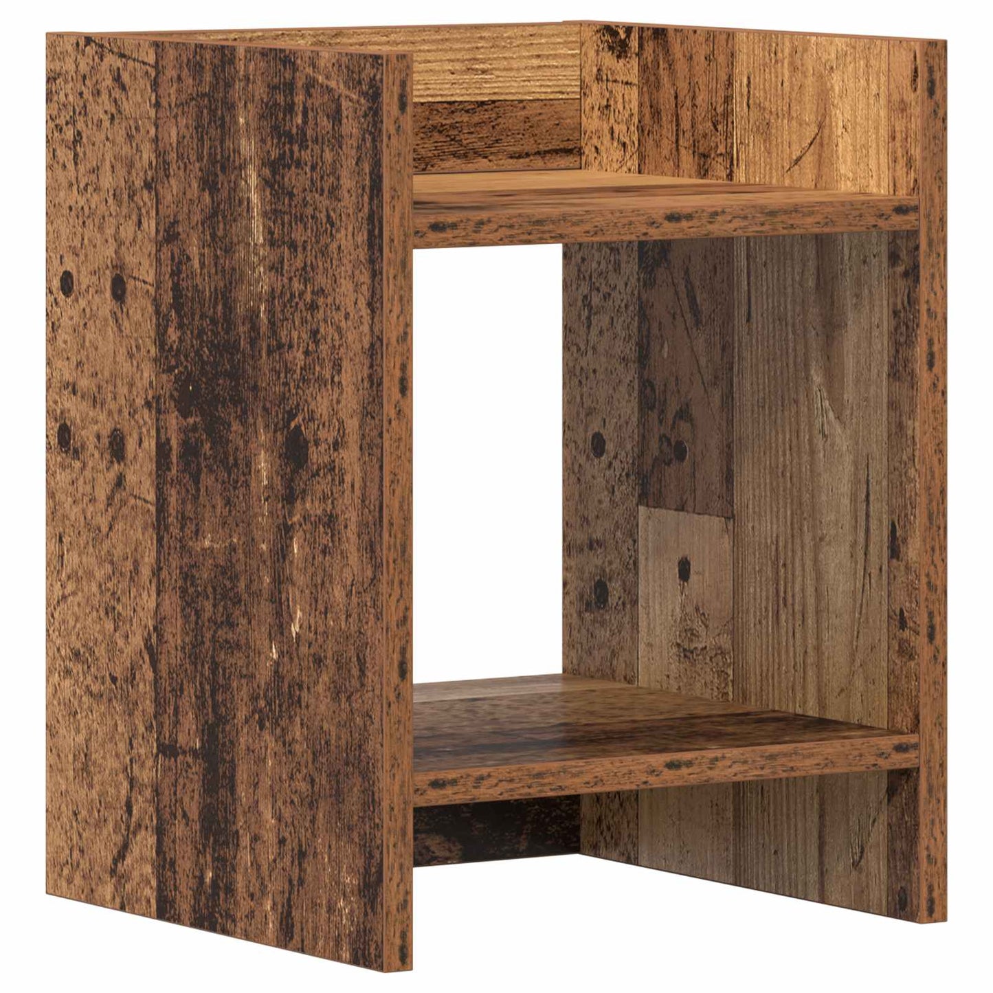 Plant Stand 2 pcs Old Wood 30 x 30 x 40 cm Engineered Wood
