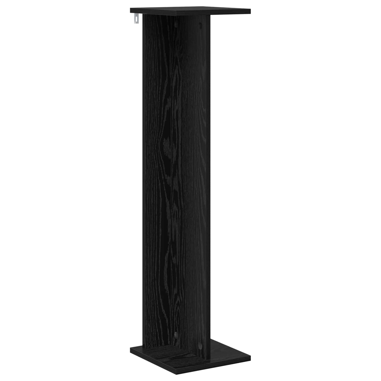 Plant Stand Black Oak 25 x 25.5 x 100.5 cm Engineered Wood