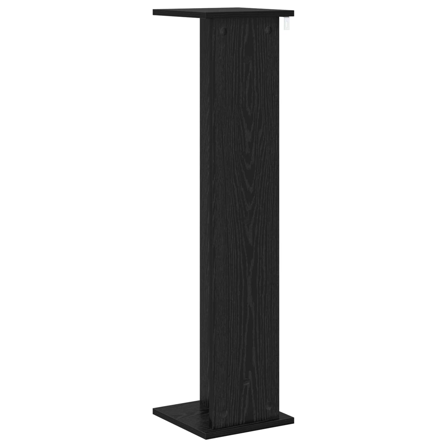 Plant Stand Black Oak 25 x 25.5 x 100.5 cm Engineered Wood