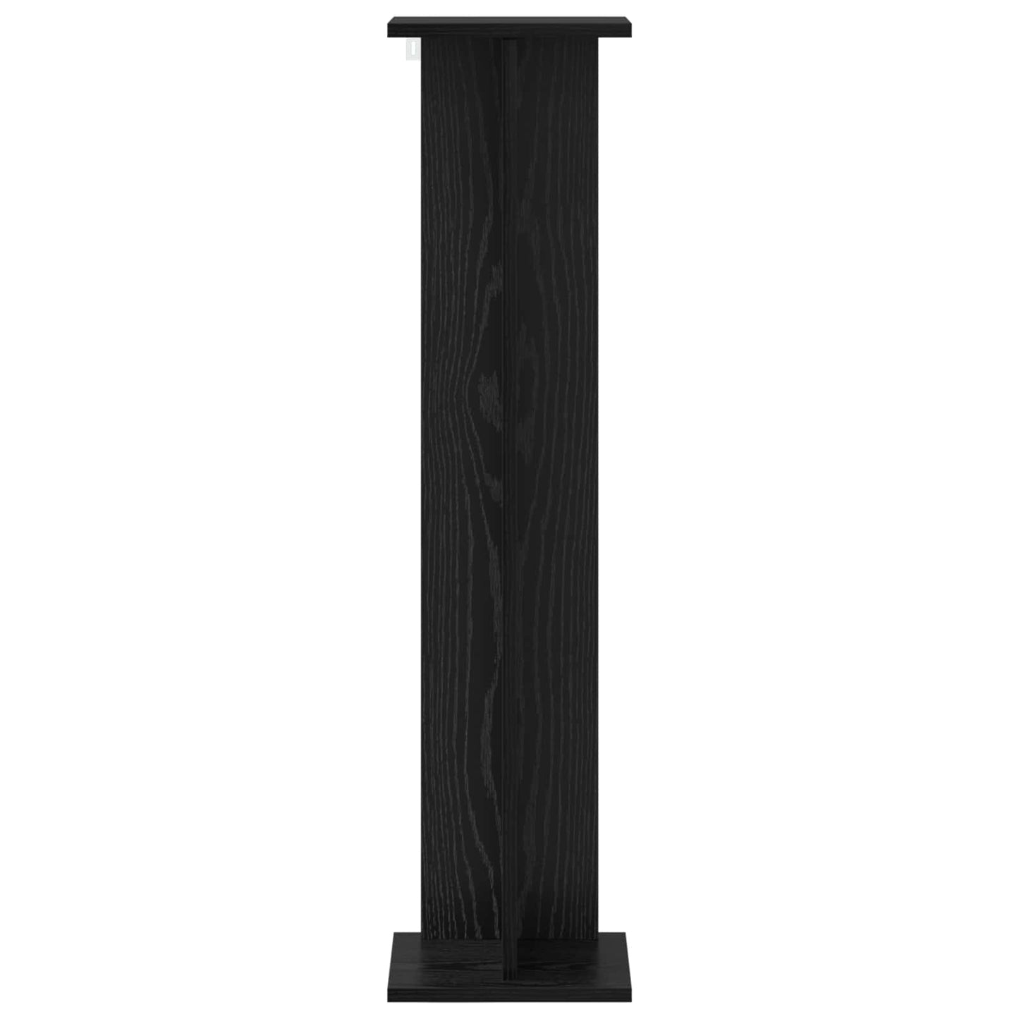 Plant Stand Black Oak 25 x 25.5 x 100.5 cm Engineered Wood