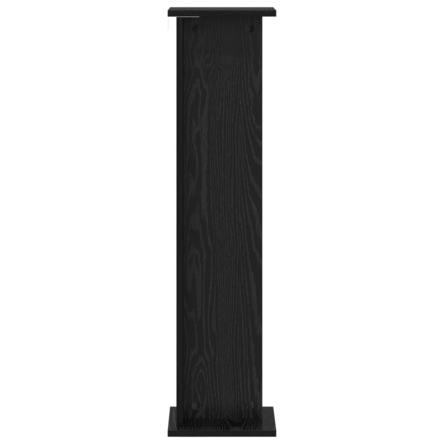 Plant Stand Black Oak 25 x 25.5 x 100.5 cm Engineered Wood