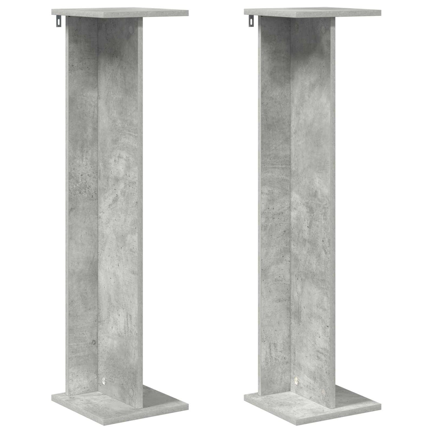 Plant Stand 2 pcs Concrete Grey 25 x 25.5 x 100.5 cm