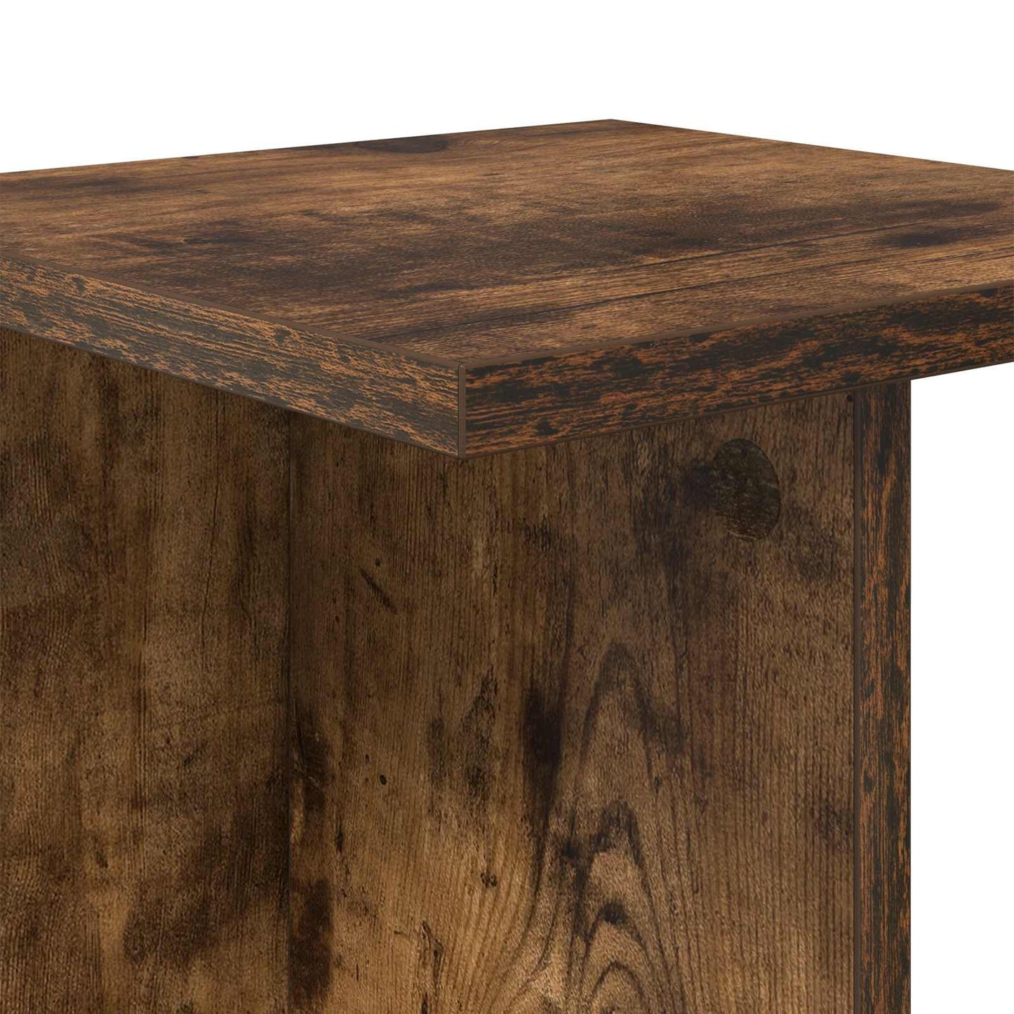 Plant Stand Smoked Oak 25 x 25.5 x 100.5 cm Engineered Wood