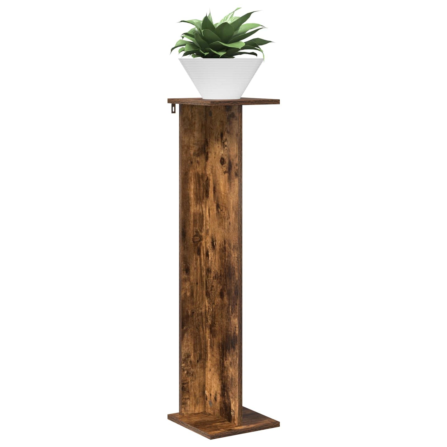 Plant Stand 2 pcs Smoked Oak 25 x 25.5 x 100.5 cm