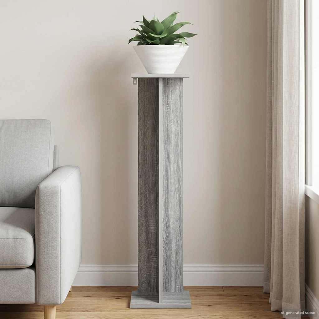 Plant Stand Grey Sonoma 25 x 25.5 x 100.5 cm Engineered Wood