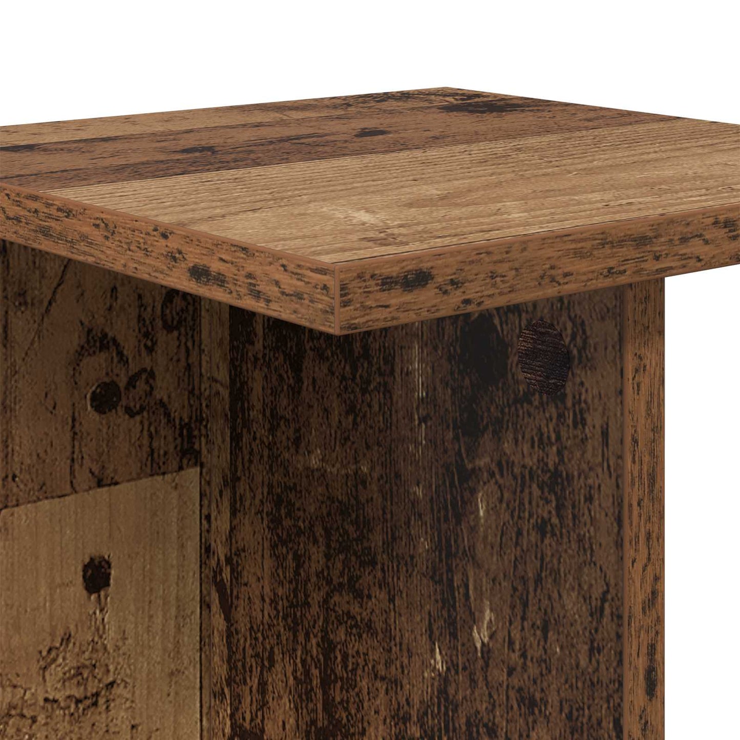 Plant Stand Old Wood 25 x 25.5 x 100.5 cm Engineered Wood