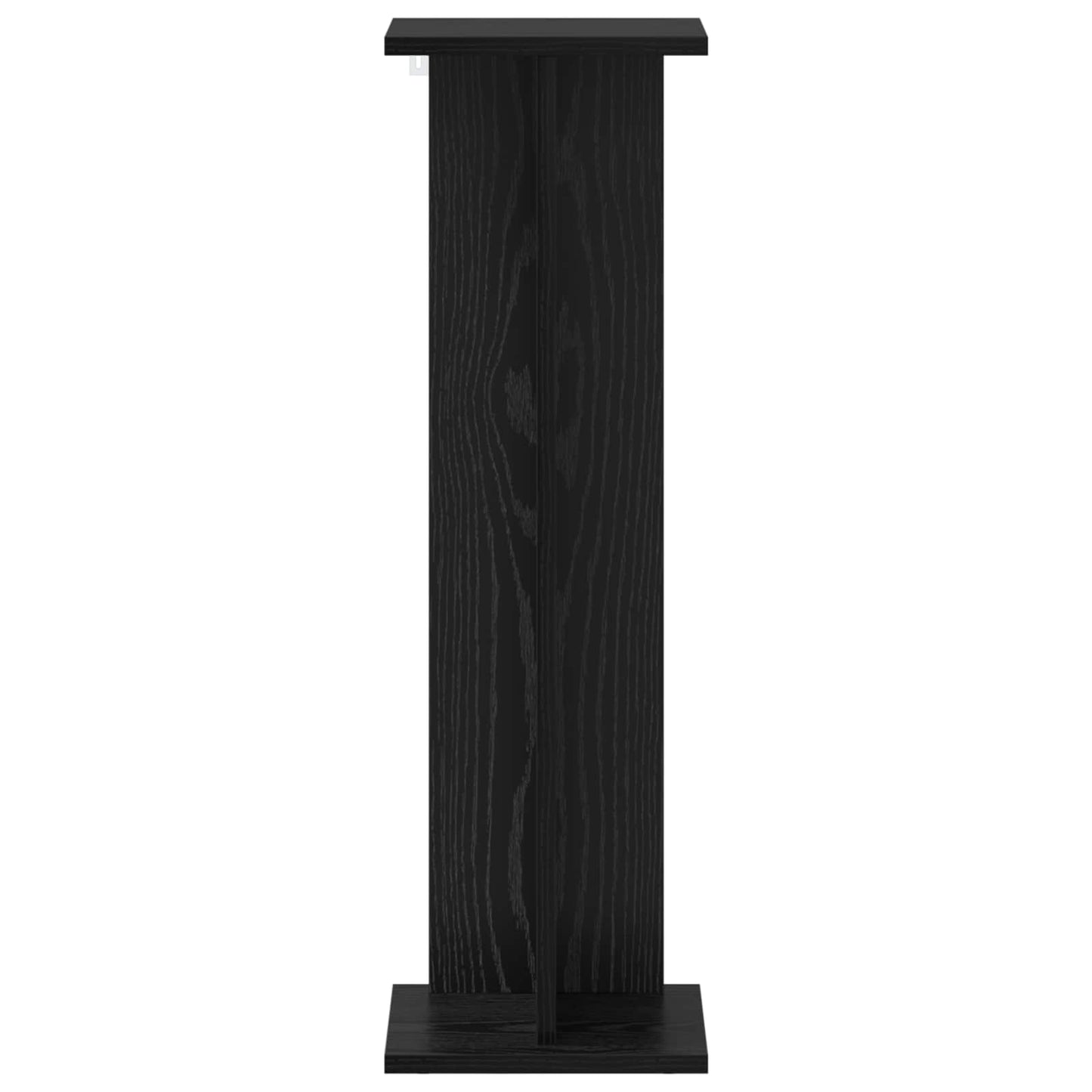 Plant Stand Black Oak 25 x 25.5 x 80.5 cm Engineered Wood