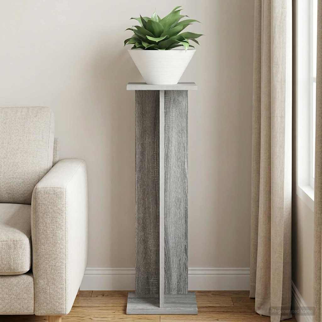 Plant Stand Grey Sonoma 25 x 25.5 x 80.5 cm Engineered Wood