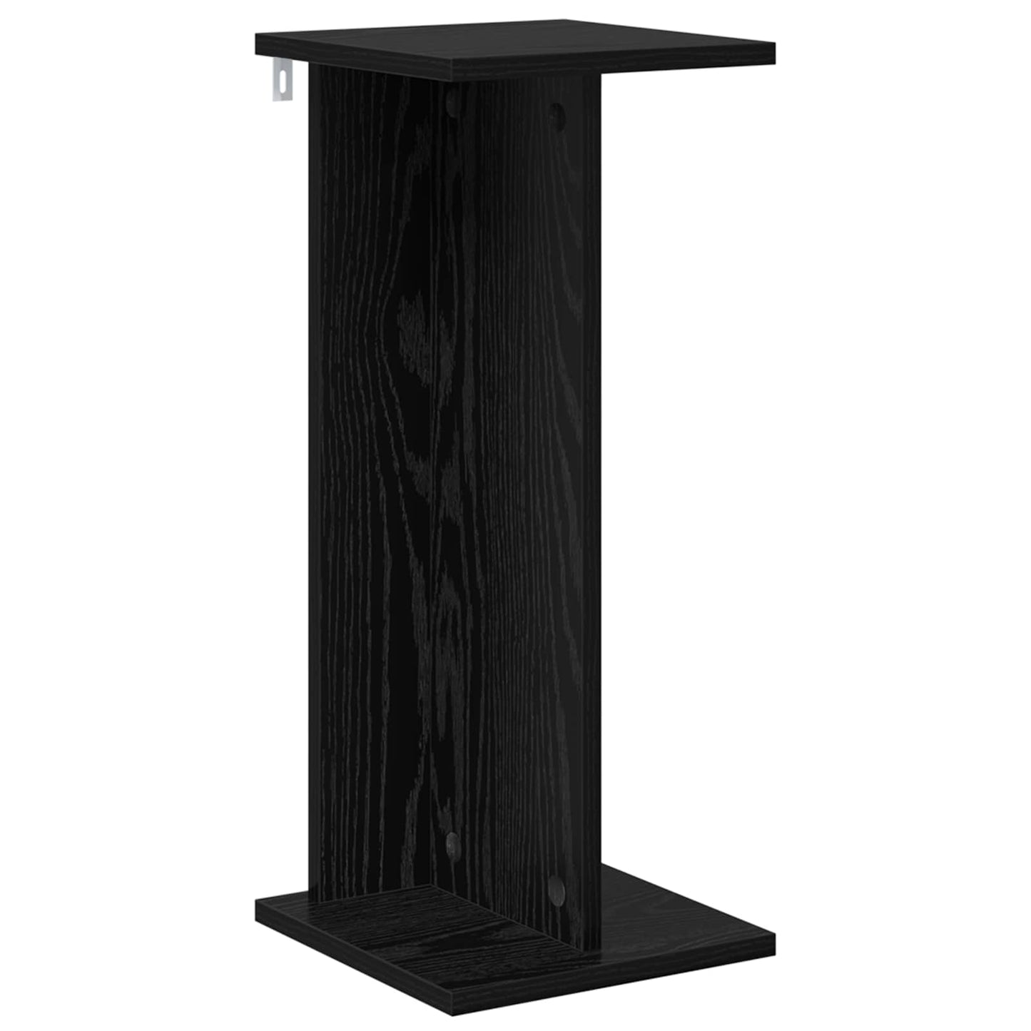 Plant Stand Black Oak 25 x 25.5 x 60.5 cm Engineered Wood