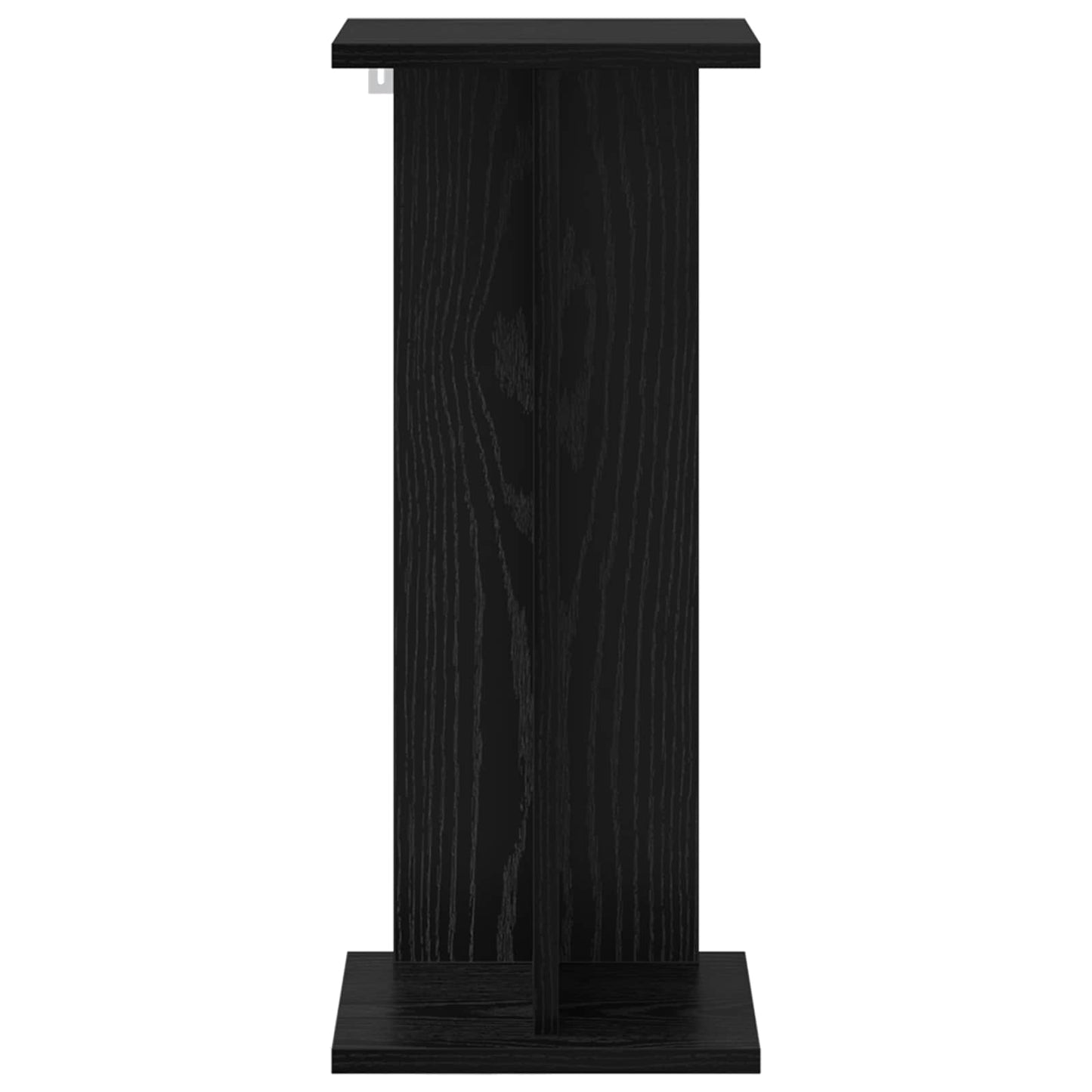Plant Stand Black Oak 25 x 25.5 x 60.5 cm Engineered Wood