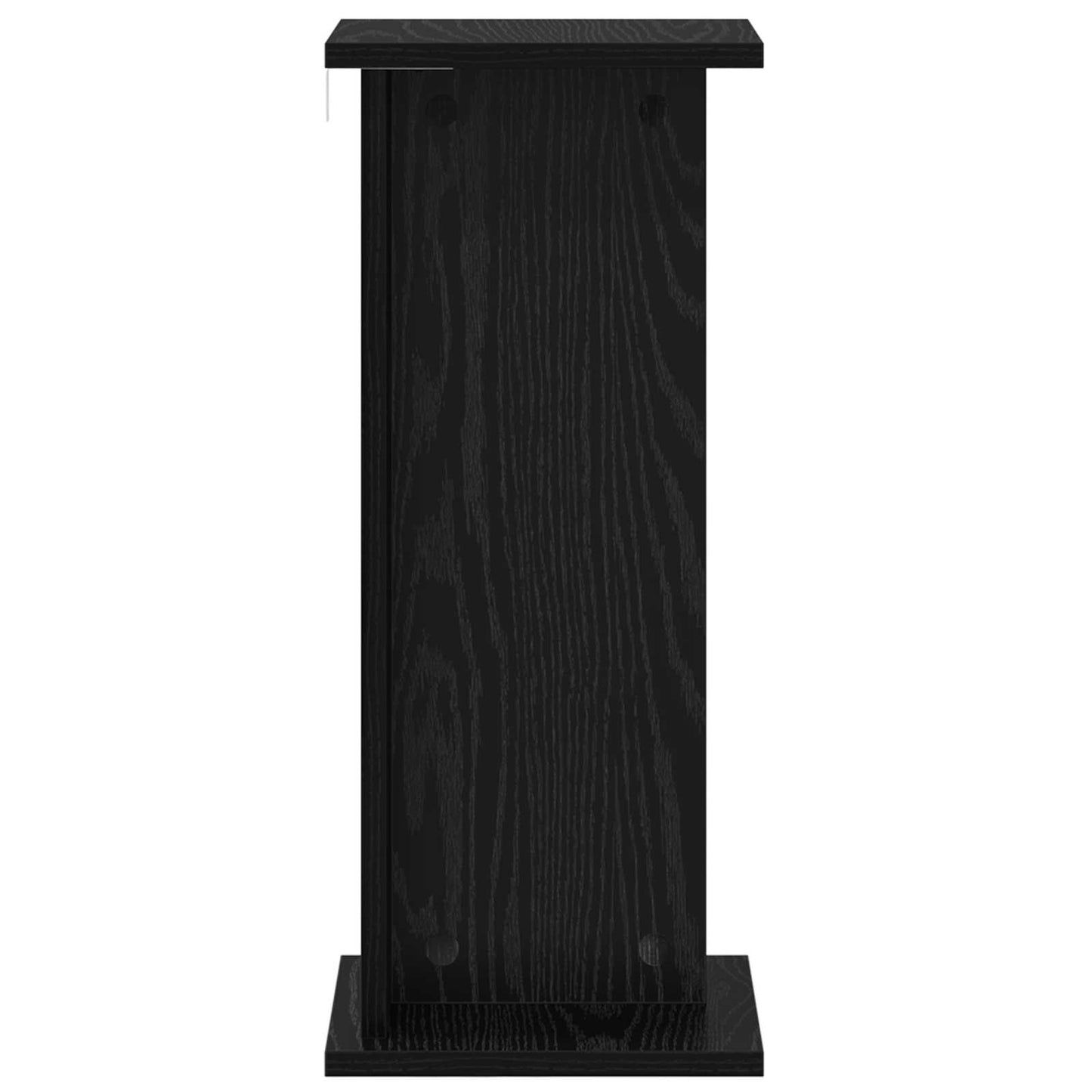 Plant Stand 2 pcs Black Oak 25 x 25.5 x 60.5 cm Engineered Wood
