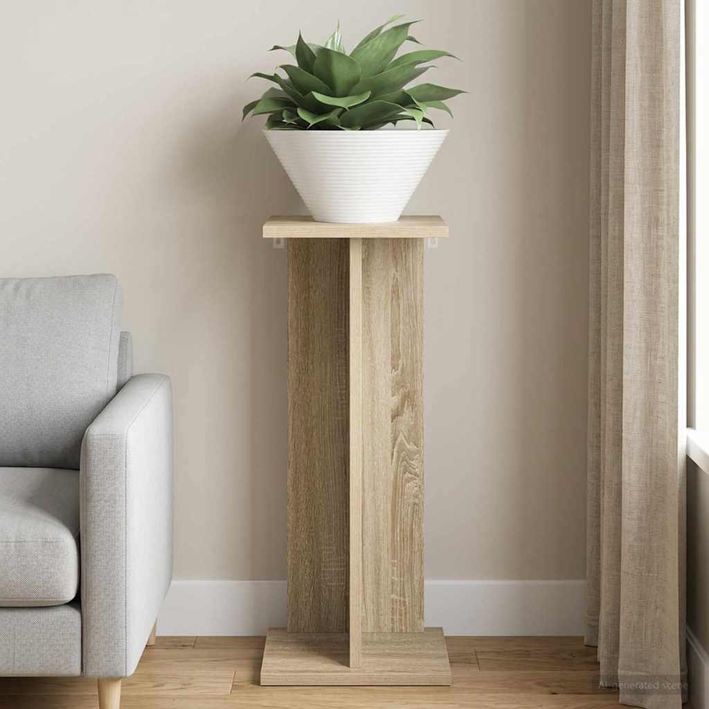 Plant Stand Sonoma Oak 25 x 25.5 x 60.5 cm Engineered Wood