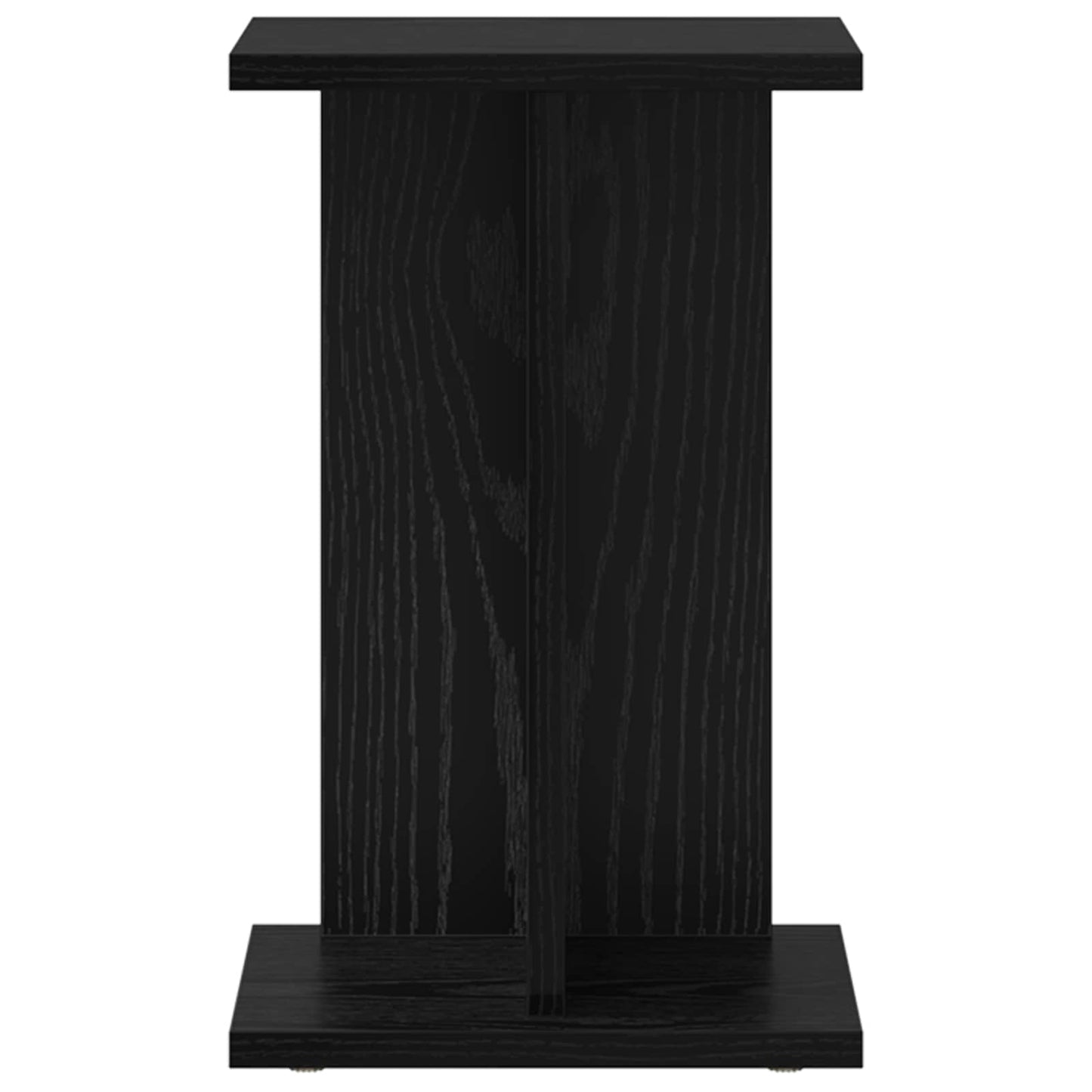 Plant Stand 2 pcs Black Oak 25 x 25.5 x 40.5 cm Engineered Wood