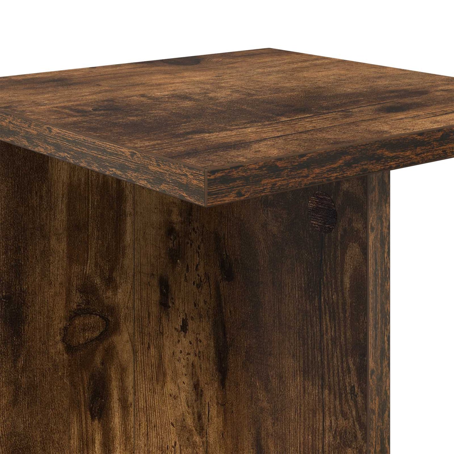Plant Stand 2 pcs Smoked Oak 25 x 25.5 x 40.5 cm