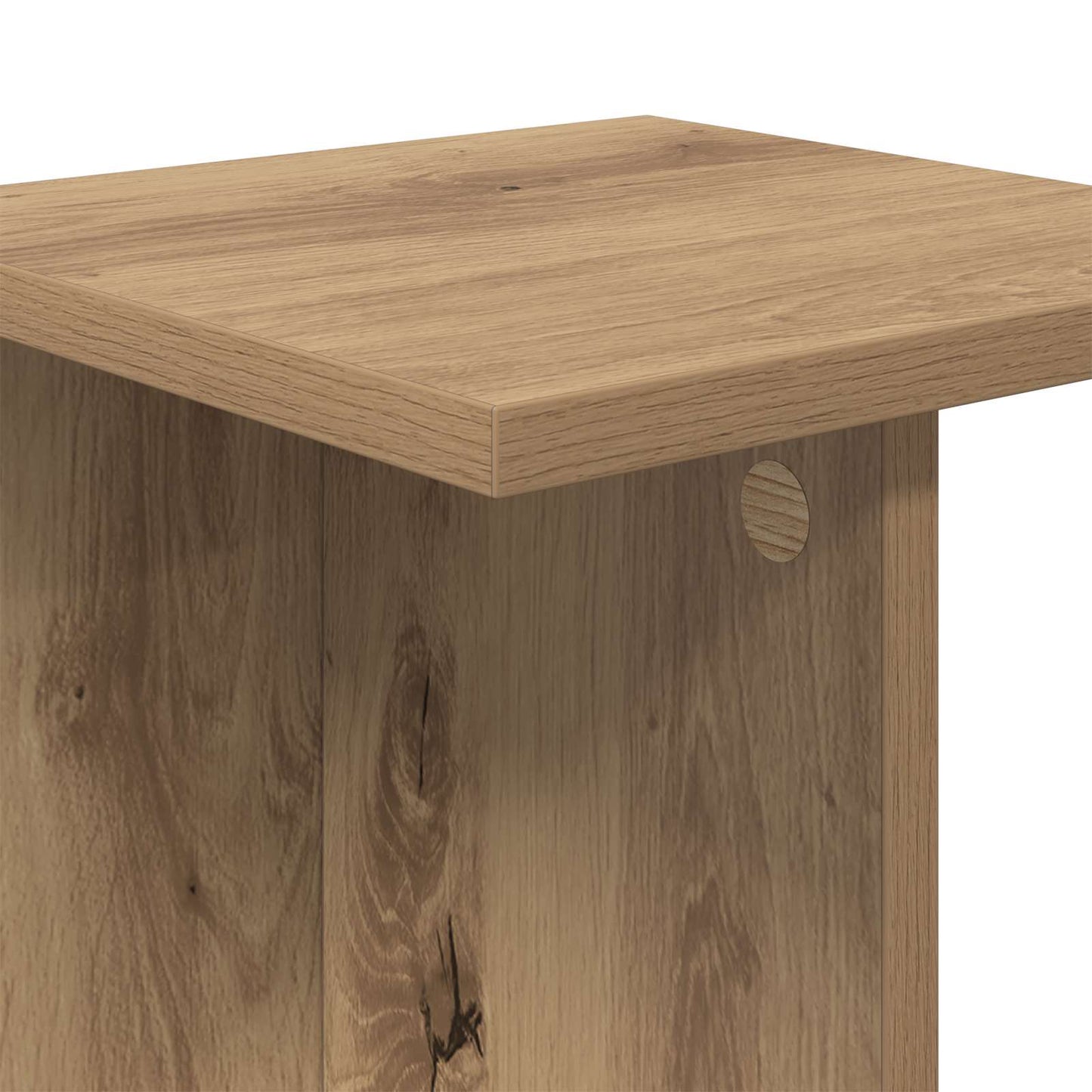 Plant Stand 2 pcs Artisan Oak 25 x 25.5 x 40.5 cm