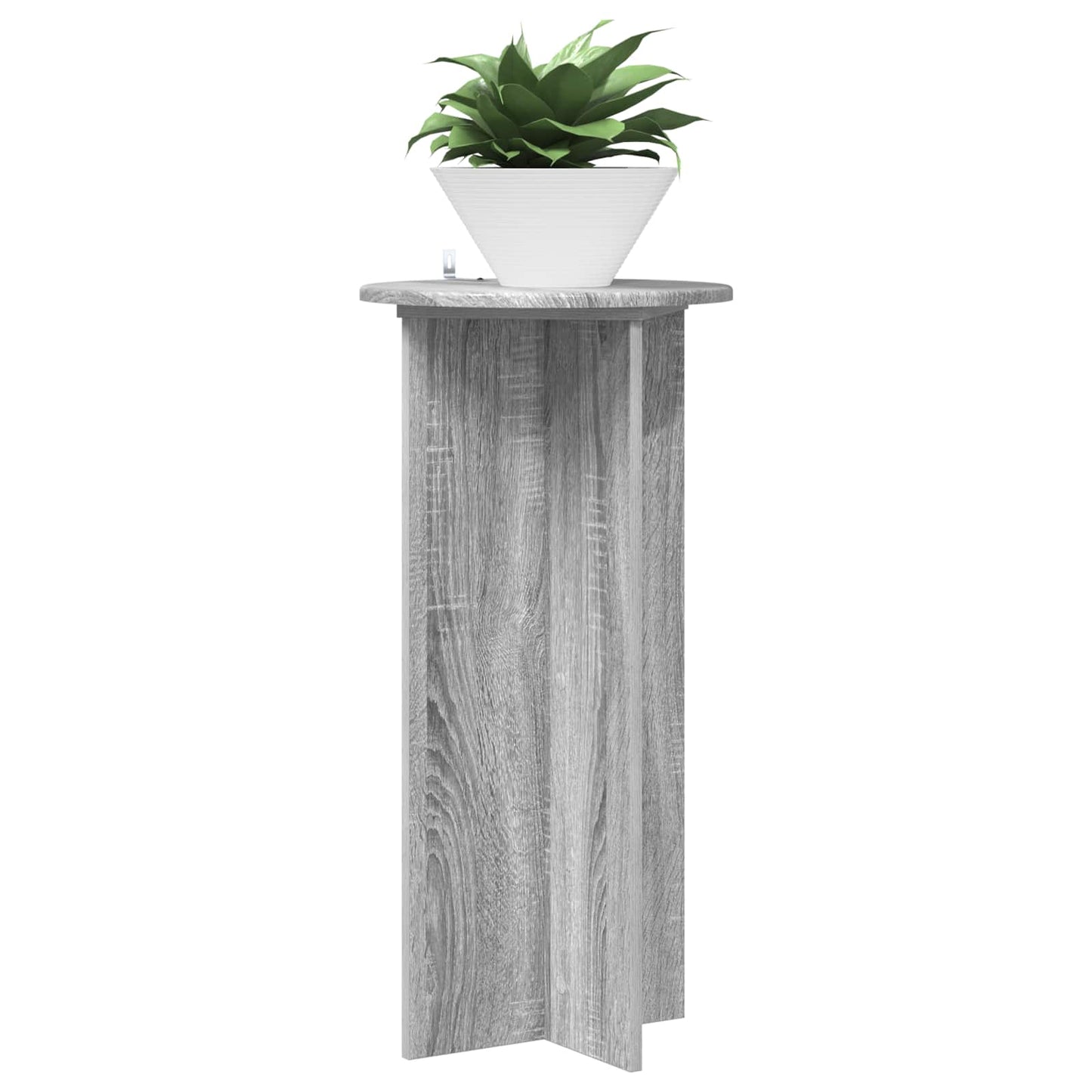Plant Stand 2 pcs Grey Sonoma 40 x 40 x 80 cm Engineered Wood
