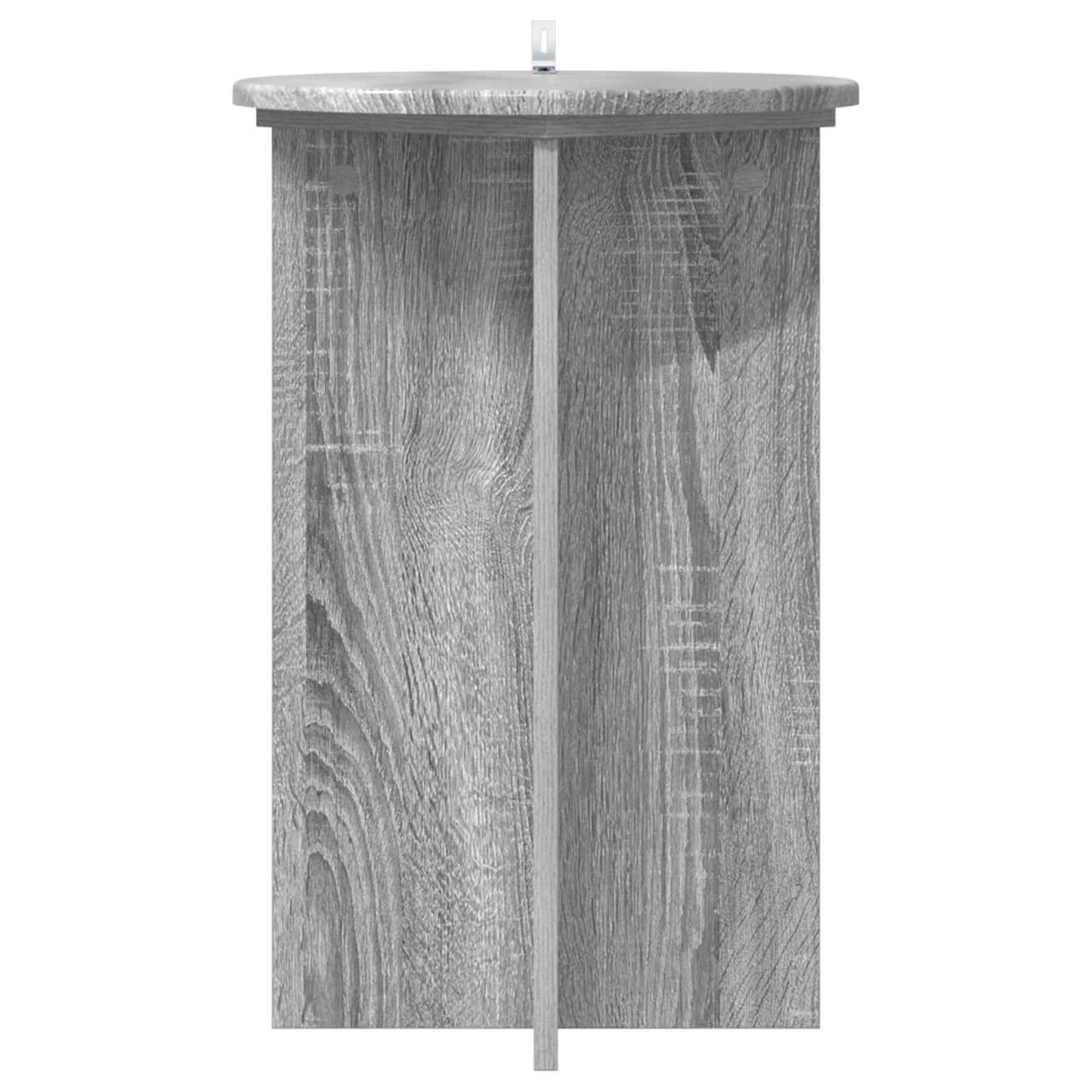 Plant Stand 2 pcs Grey Sonoma Ø40 x 60 cm Engineered Wood