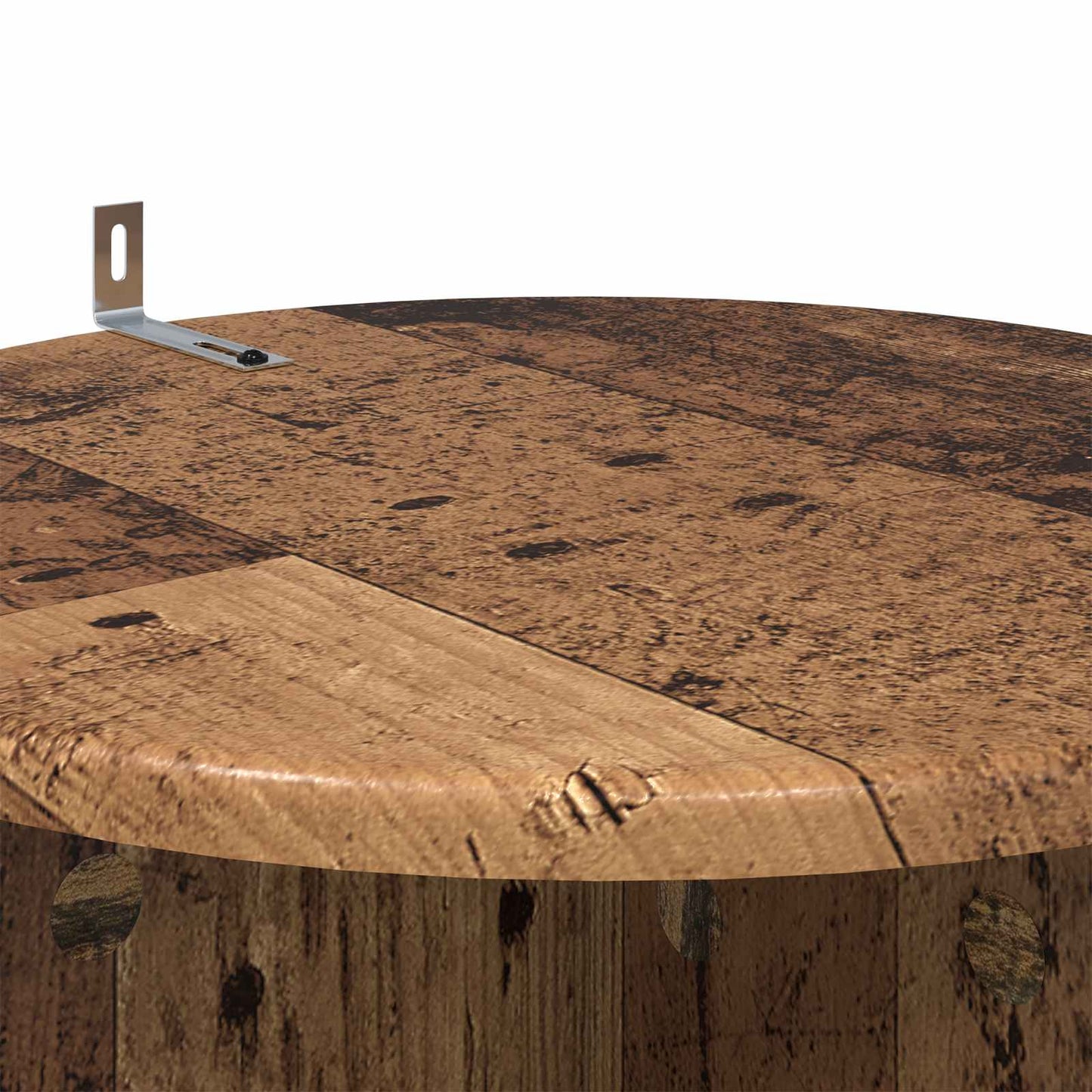 Plant Stand 2 pcs Old Wood Ø40 x 60 cm Engineered Wood