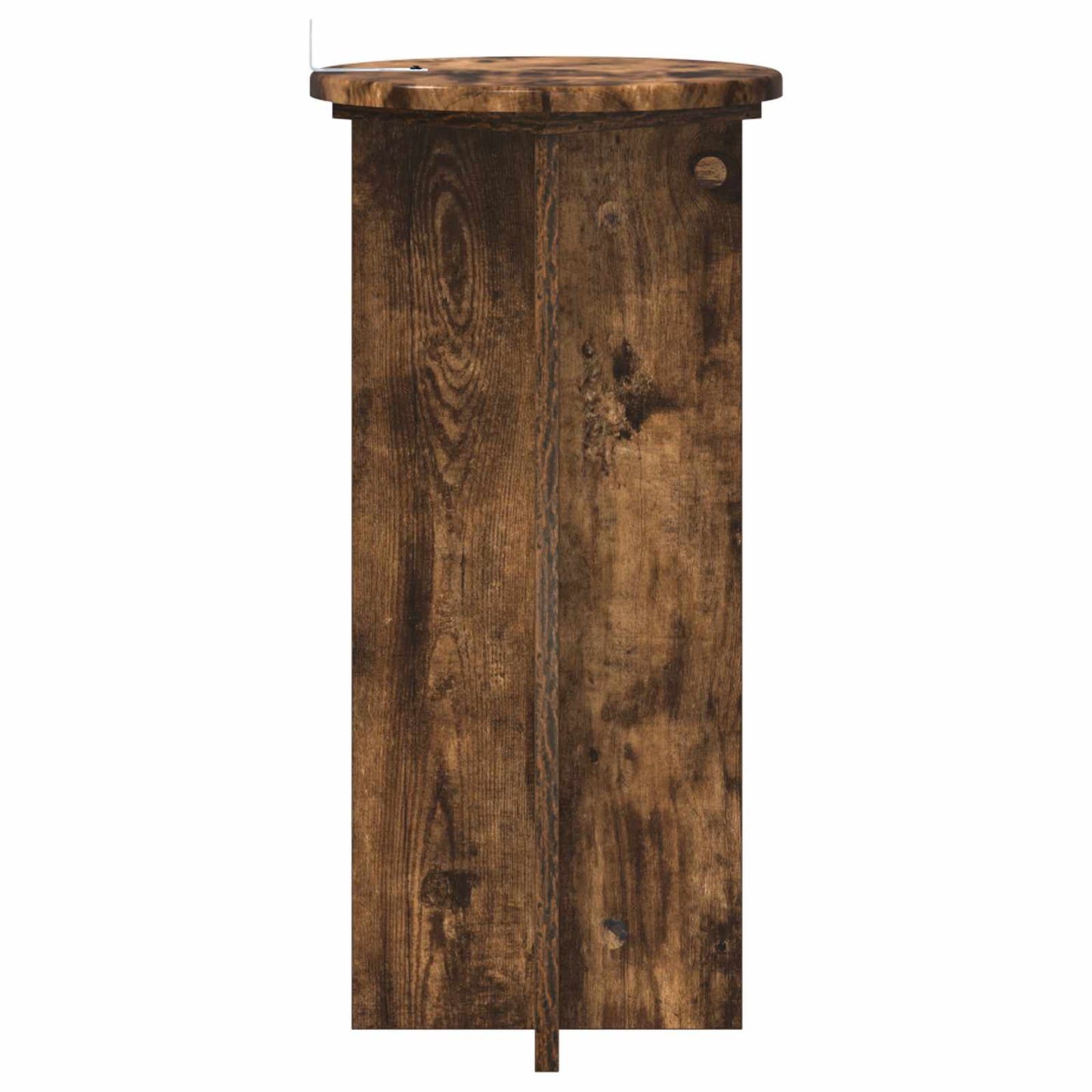 Plant Stand 2 pcs Smoked Oak 29.5 x 29.5 x 60 cm