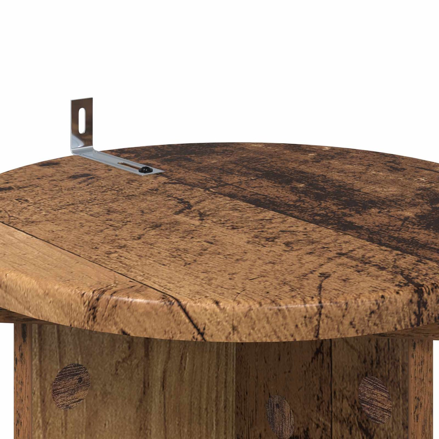 Plant Stand 2 pcs Old Wood 29.5 x 29.5 x 60 cm Engineered Wood