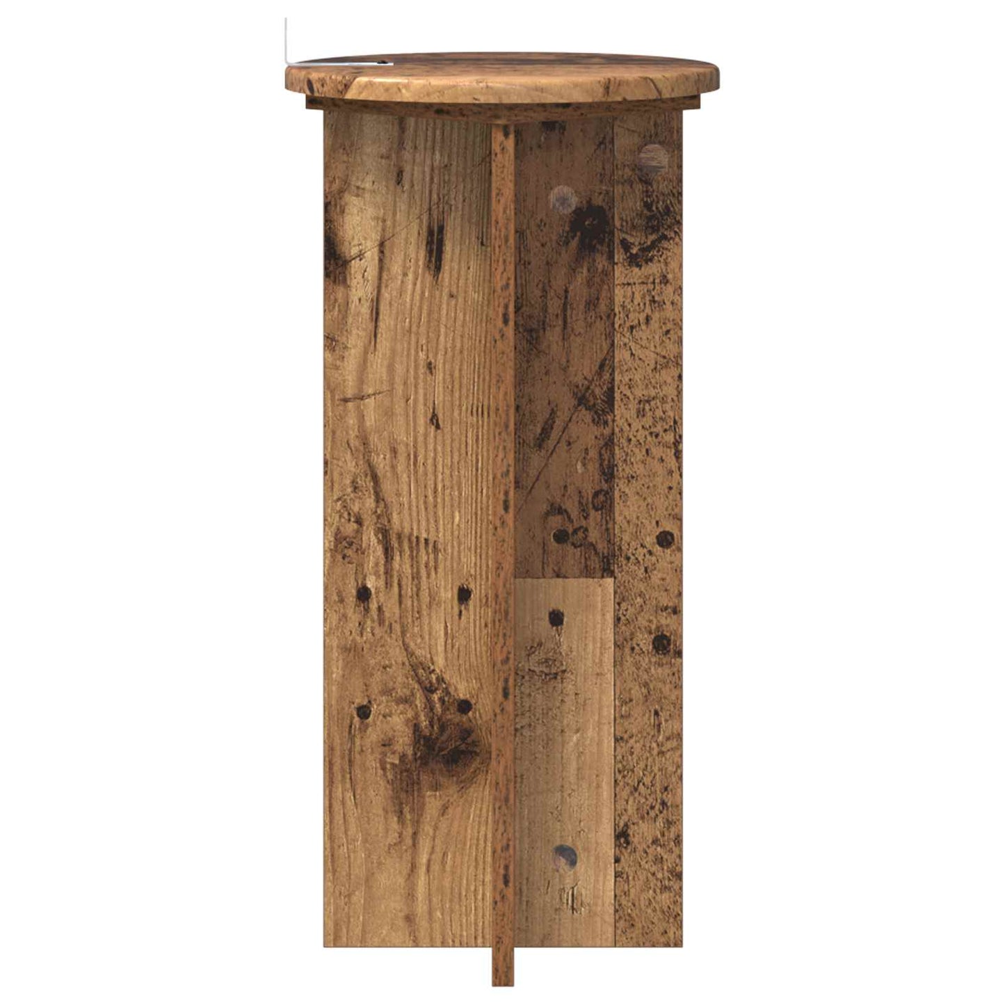 Plant Stand 2 pcs Old Wood 29.5 x 29.5 x 60 cm Engineered Wood