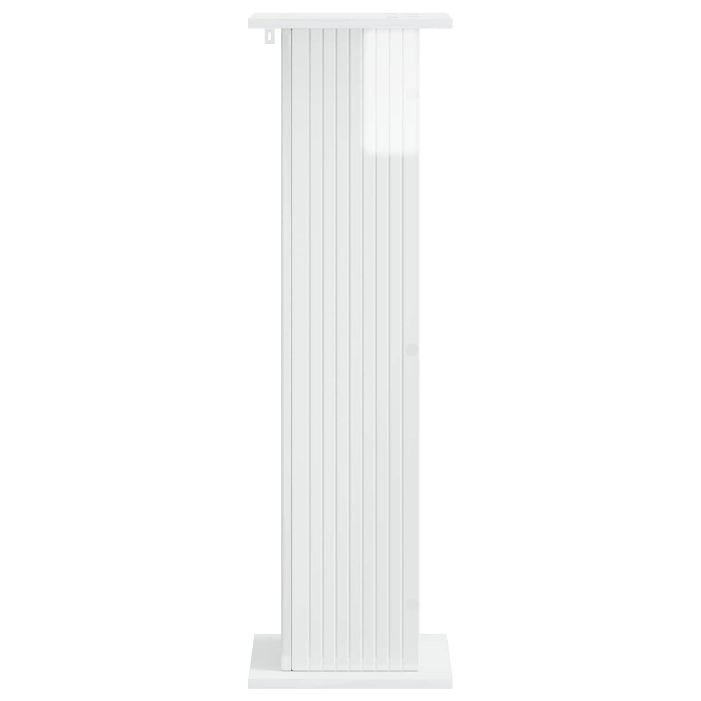 Plant Stand High Gloss White 30.5 x 30 x 100.5 cm