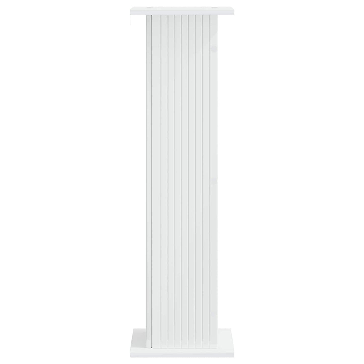 Plant Stand 2 pcs High Gloss White 30.5 x 30 x 100.5 cm