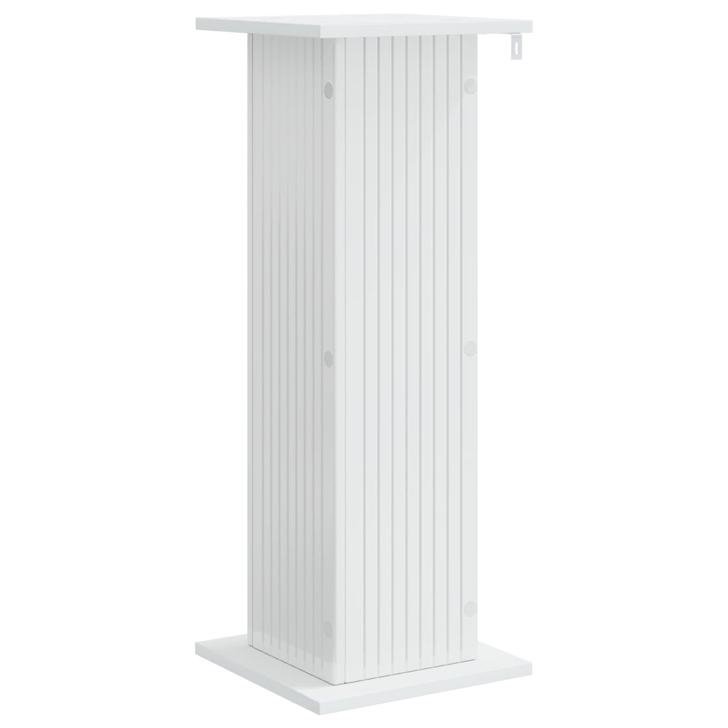 Plant Stand 2 pcs High Gloss White 30.5 x 30 x 80.5 cm